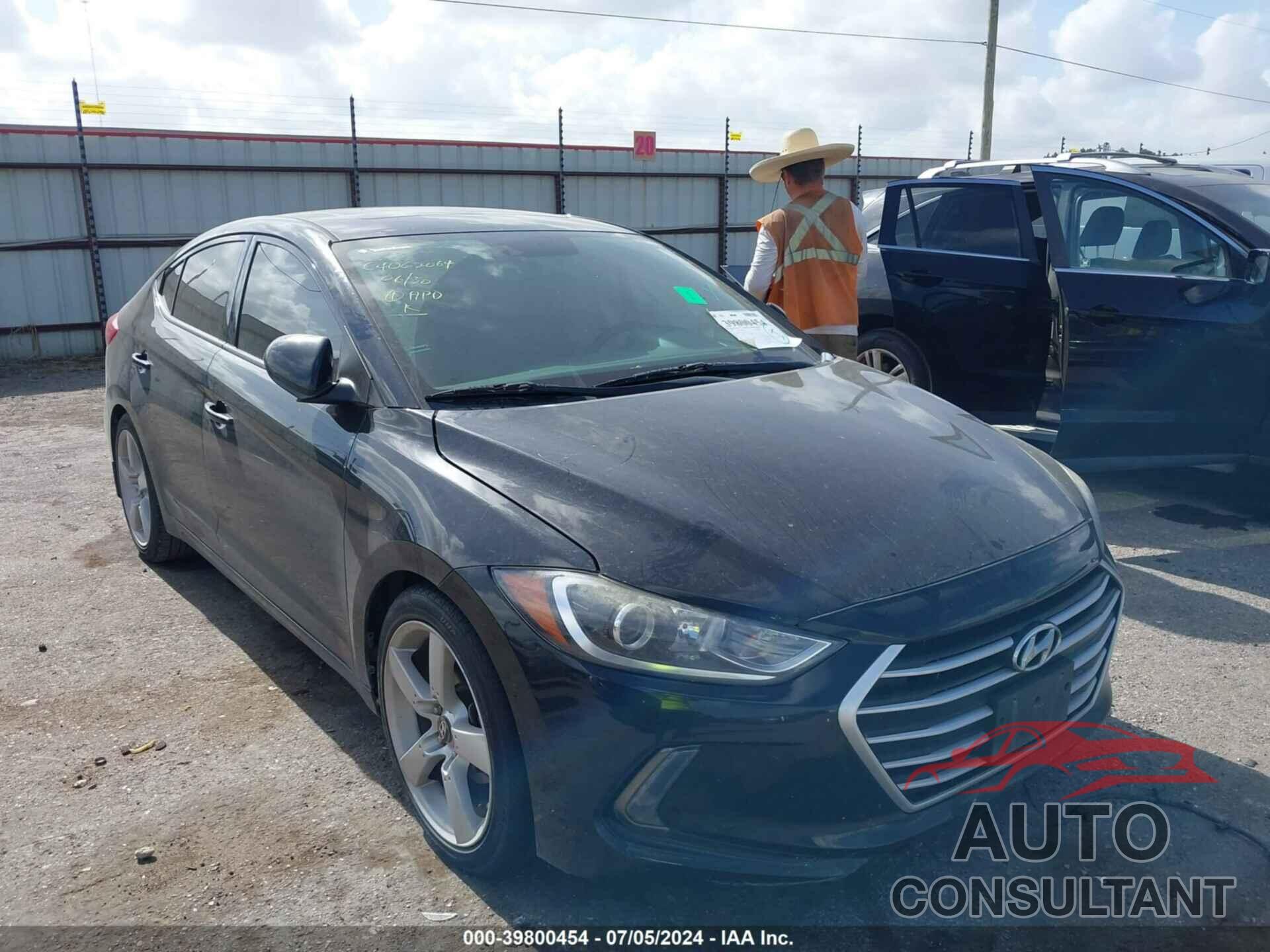 HYUNDAI ELANTRA 2018 - 5NPD84LF8JH343449