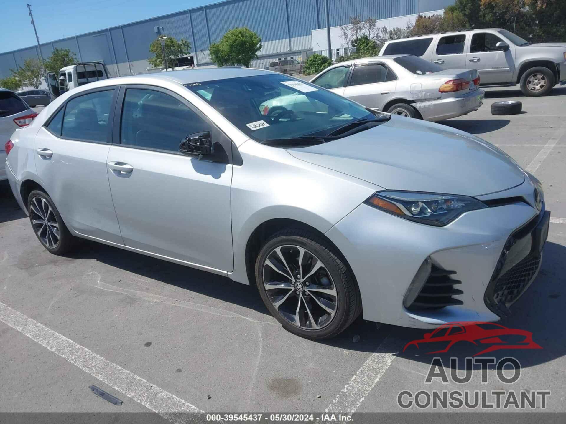 TOYOTA COROLLA 2019 - 5YFBURHE8KP882089