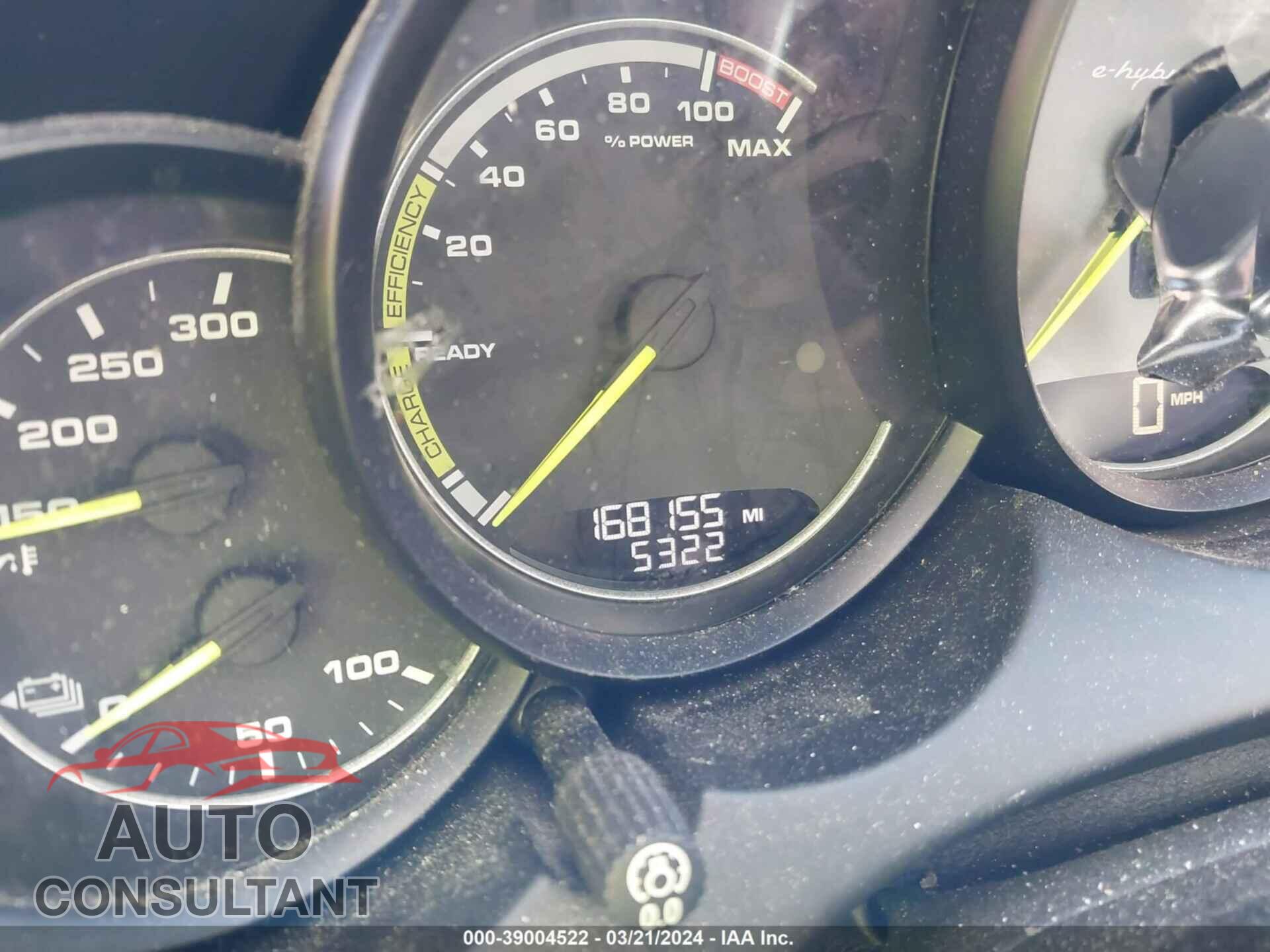 PORSCHE CAYENNE E-HYBRID 2016 - WP1AE2A26GLA62544
