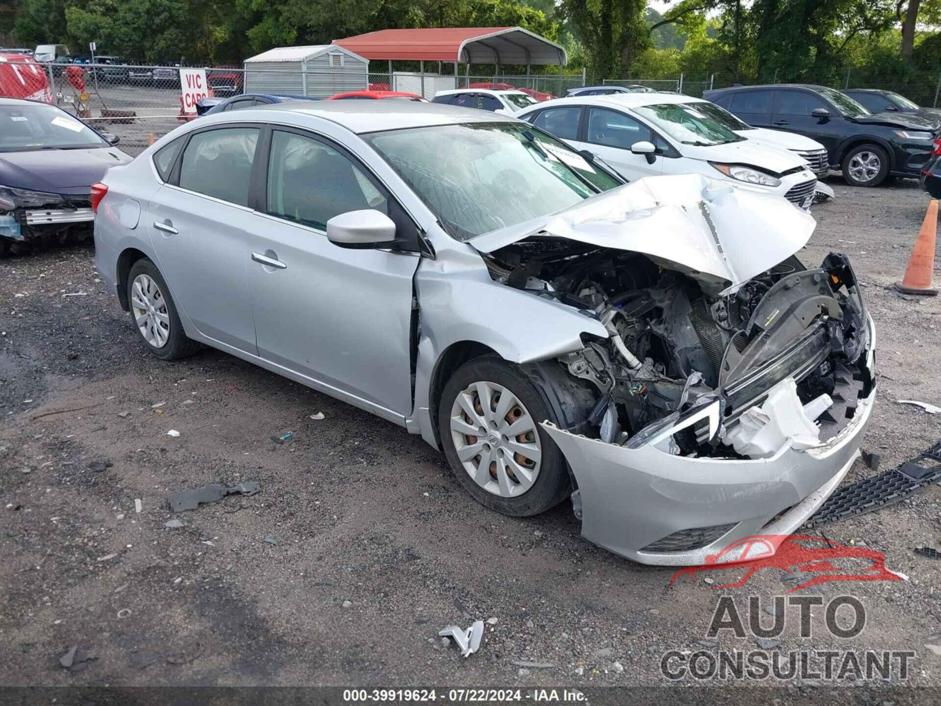 NISSAN SENTRA 2019 - 3N1AB7AP5KY253720