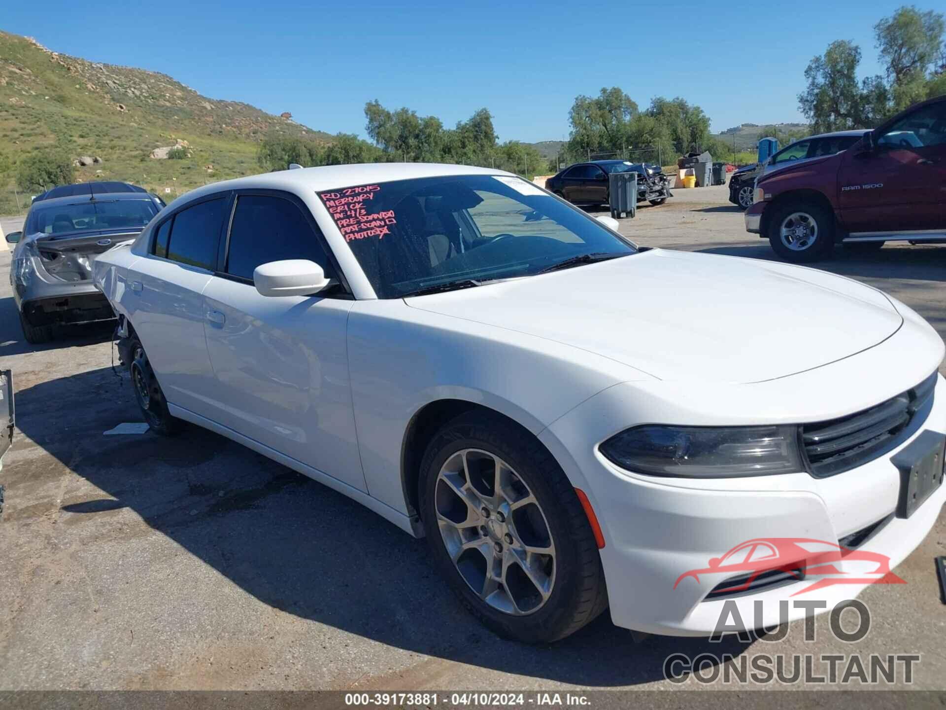 DODGE CHARGER 2016 - 2C3CDXJG0GH259684