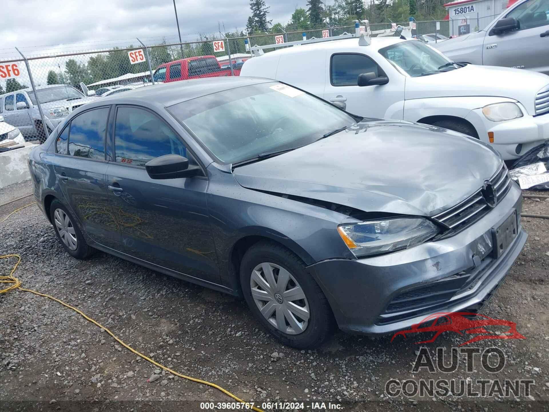 VOLKSWAGEN JETTA 2016 - 3VW267AJXGM393033