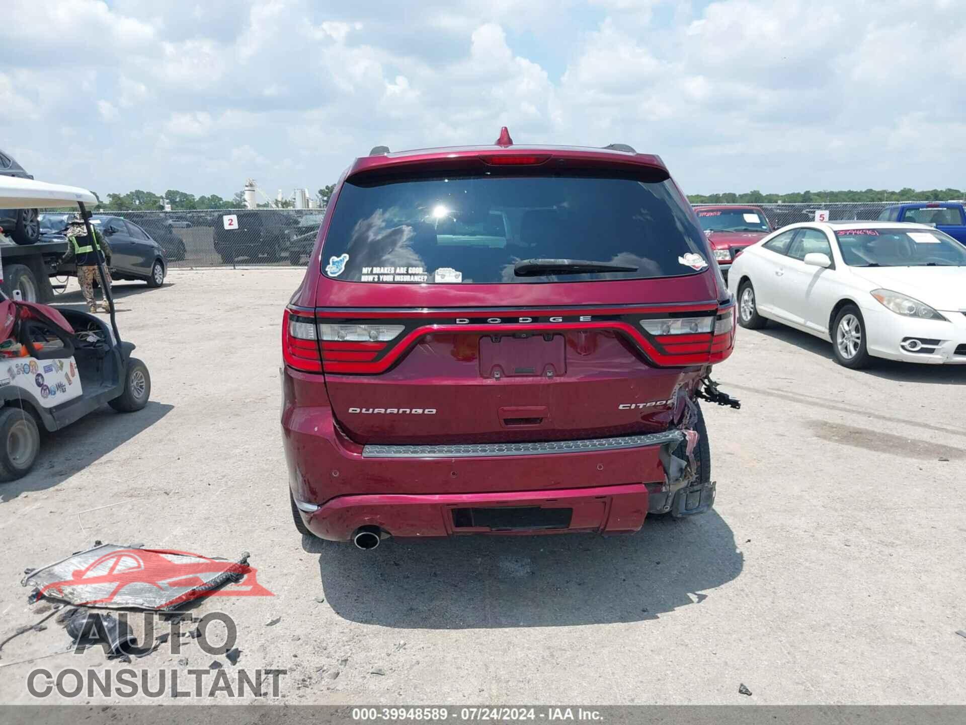 DODGE DURANGO 2017 - 1C4RDHEGXHC677129