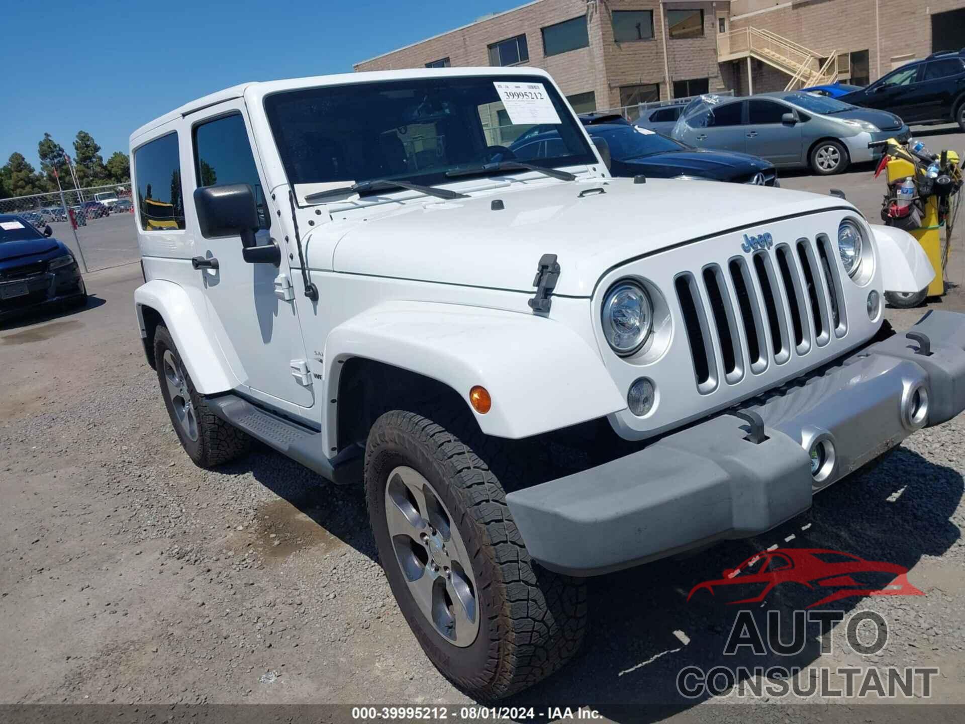 JEEP WRANGLER 2017 - 1C4AJWBG2HL525649