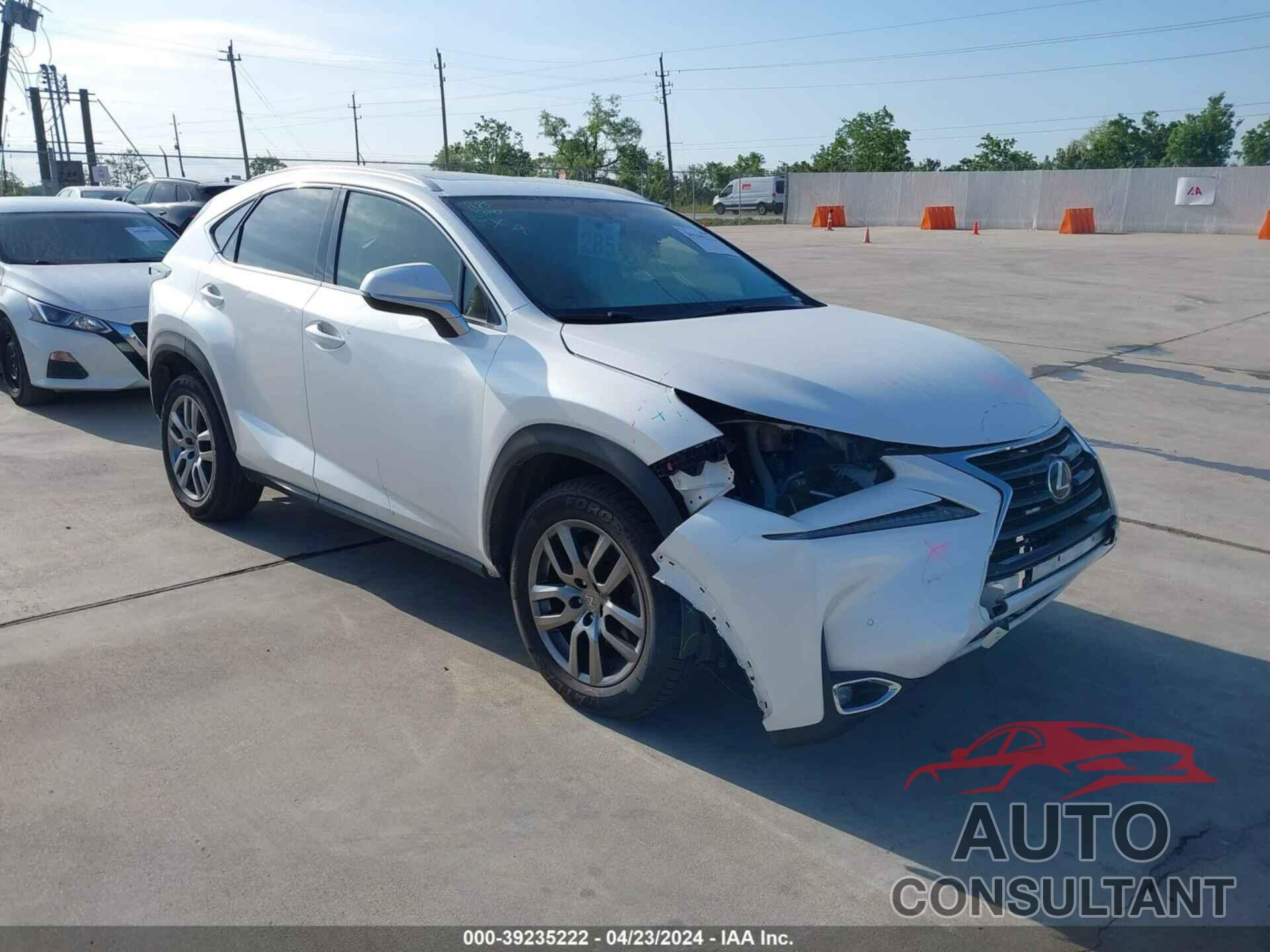 LEXUS NX 200T 2016 - JTJYARBZ9G2022686