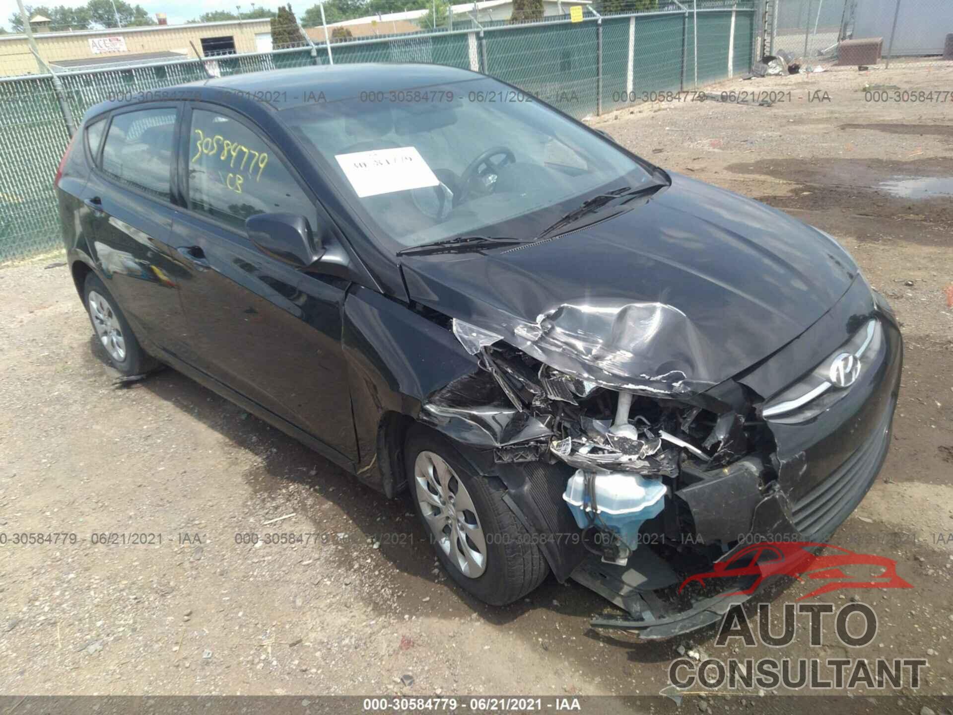 HYUNDAI ACCENT 2016 - KMHCT5AE4GU272769