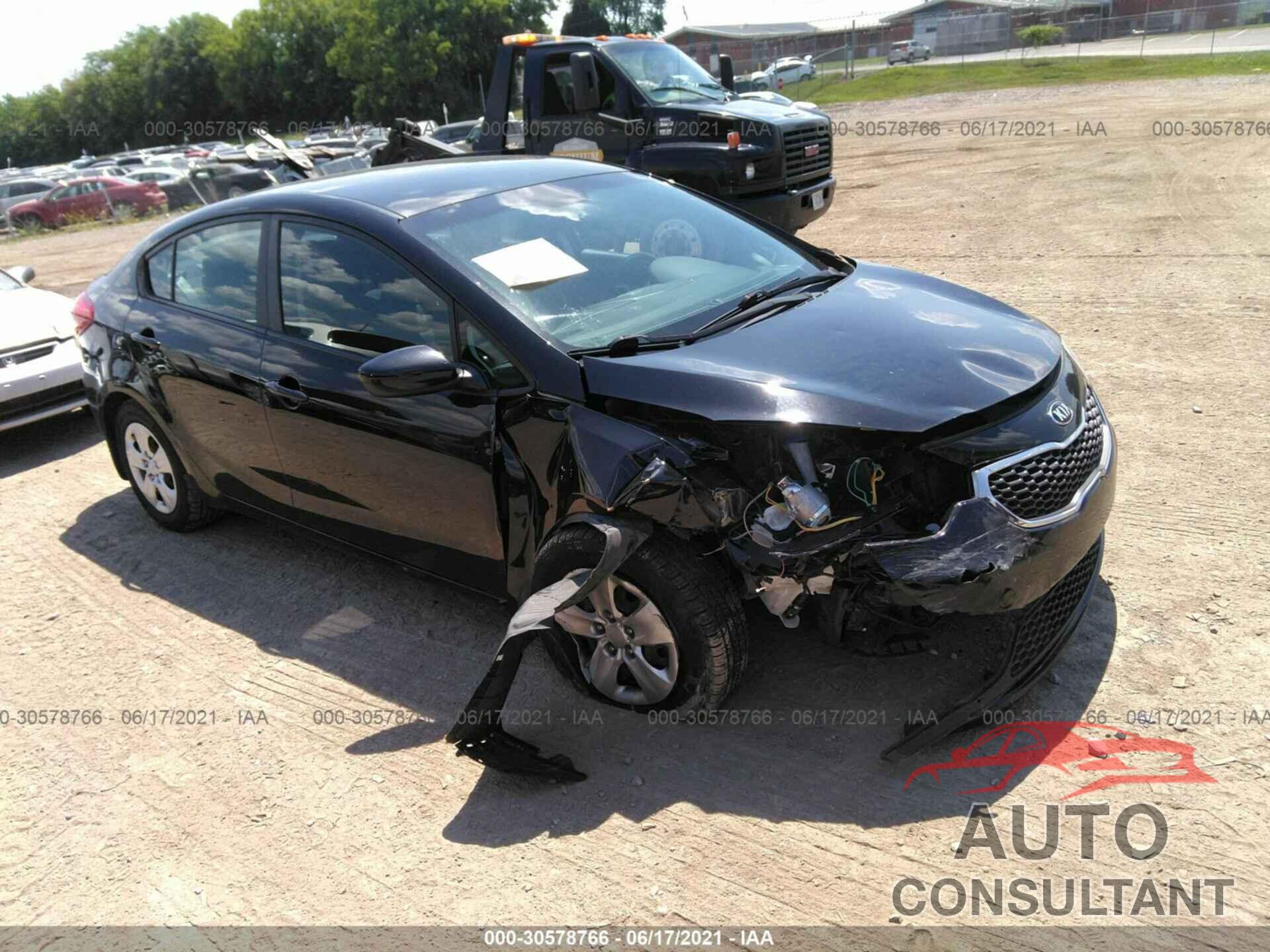 KIA FORTE 2016 - KNAFK4A63G5466269