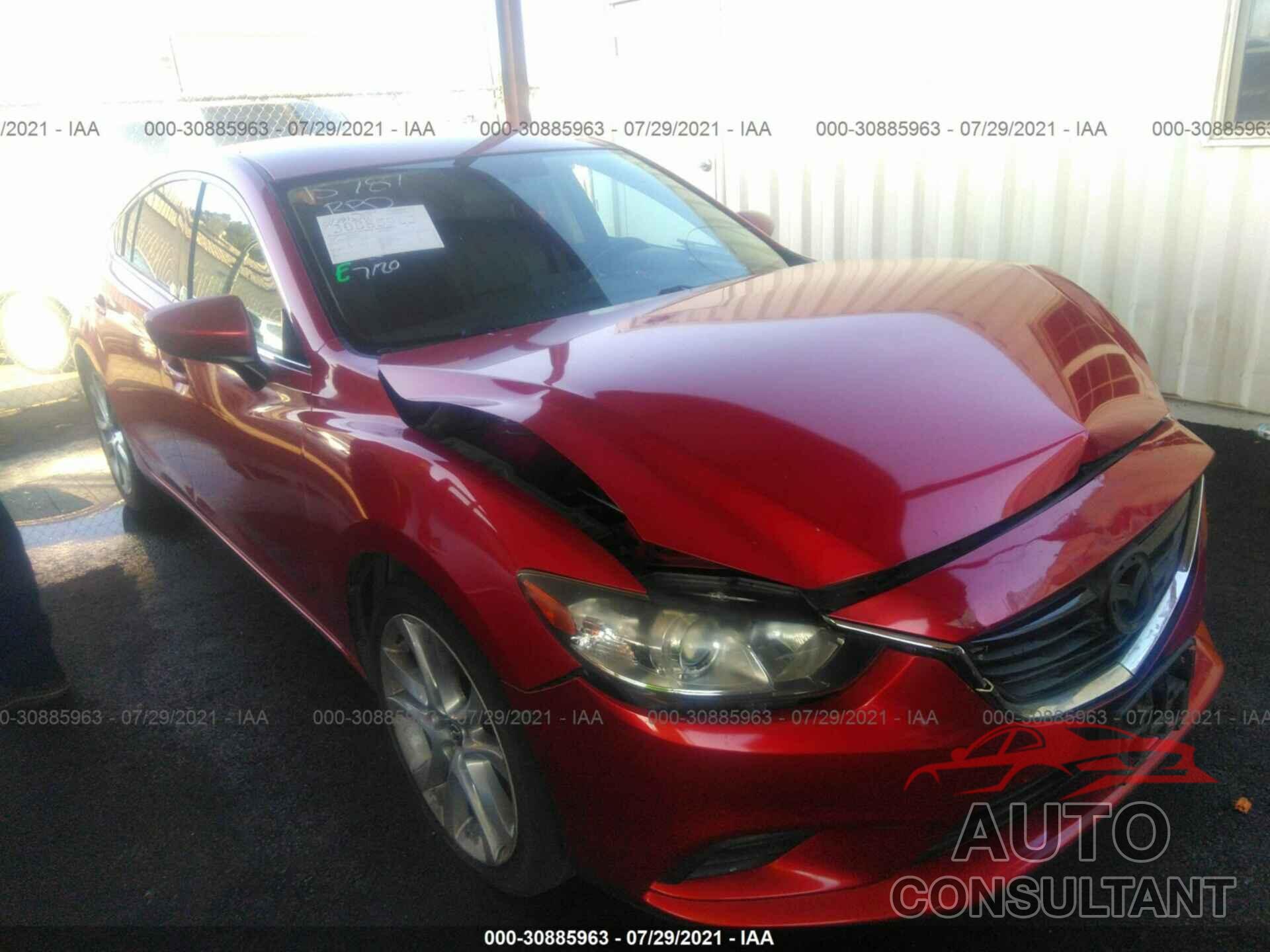 MAZDA MAZDA6 2016 - JM1GJ1V55G1471815