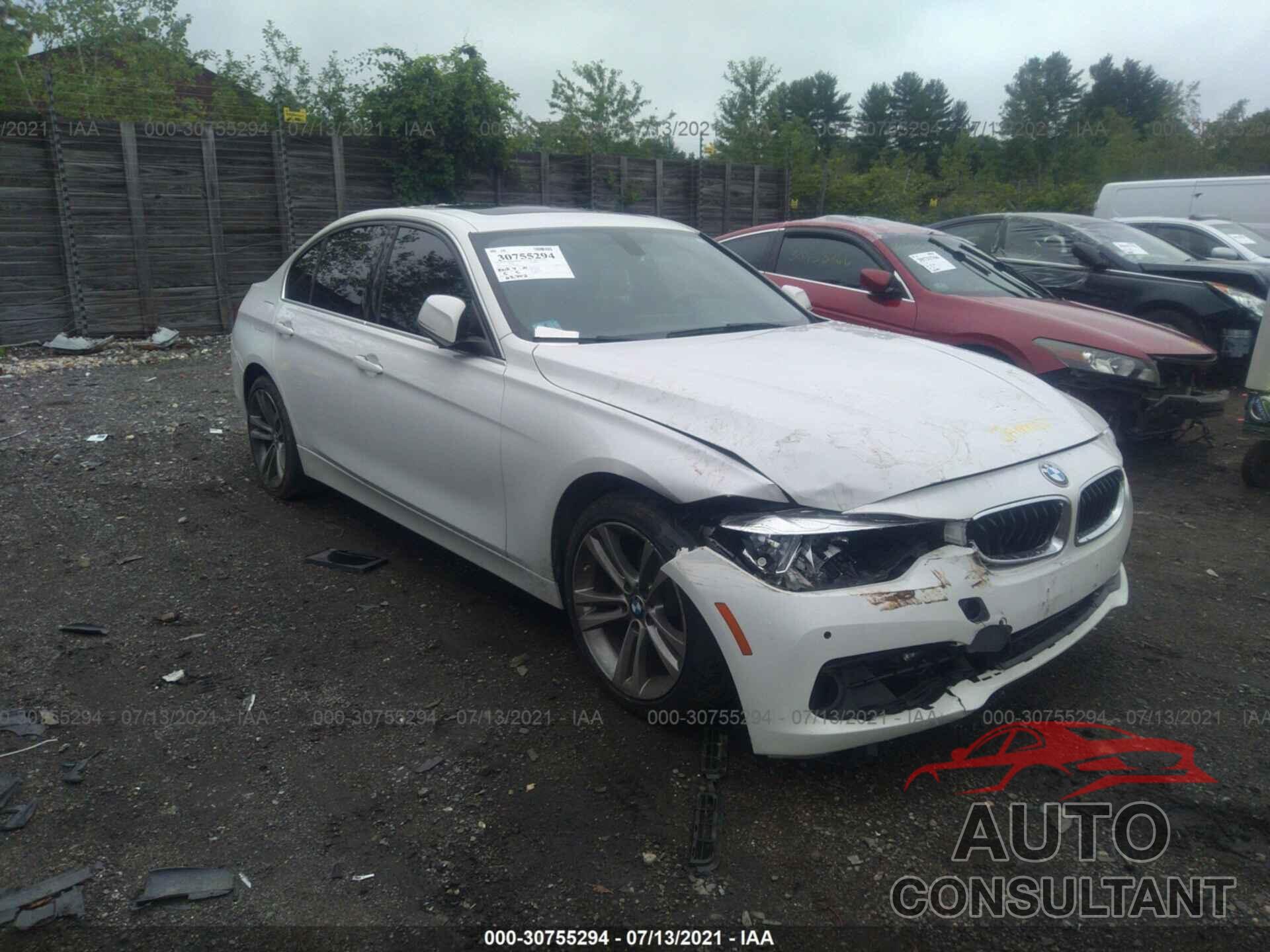 BMW 3 SERIES 2017 - WBA8D9C31HA005020