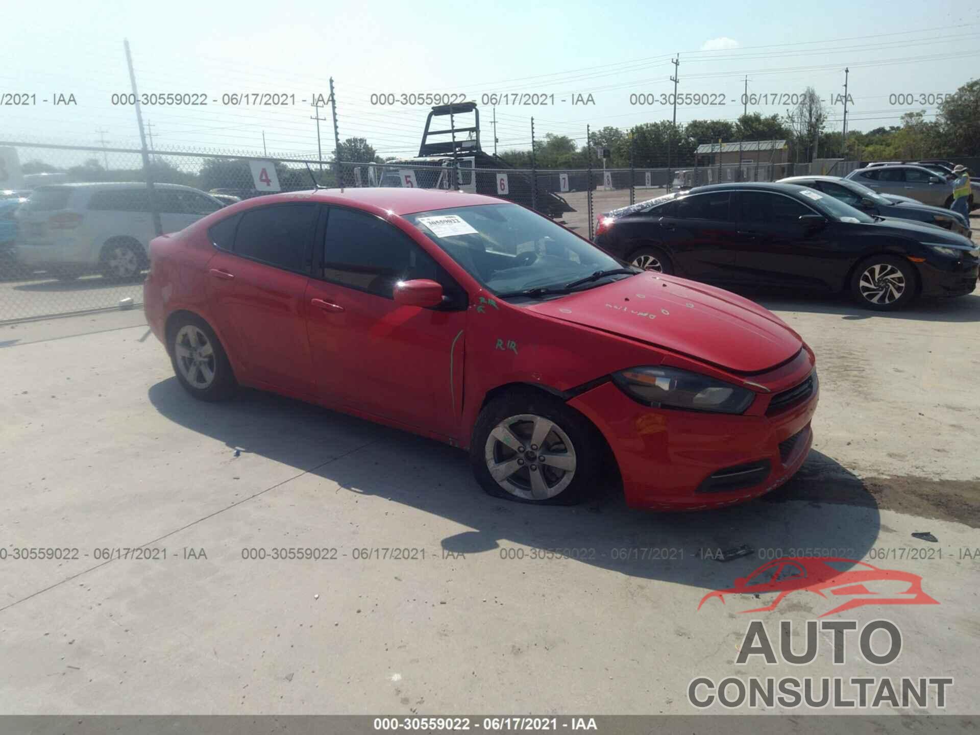 DODGE DART 2016 - 1C3CDFBB5GD623558