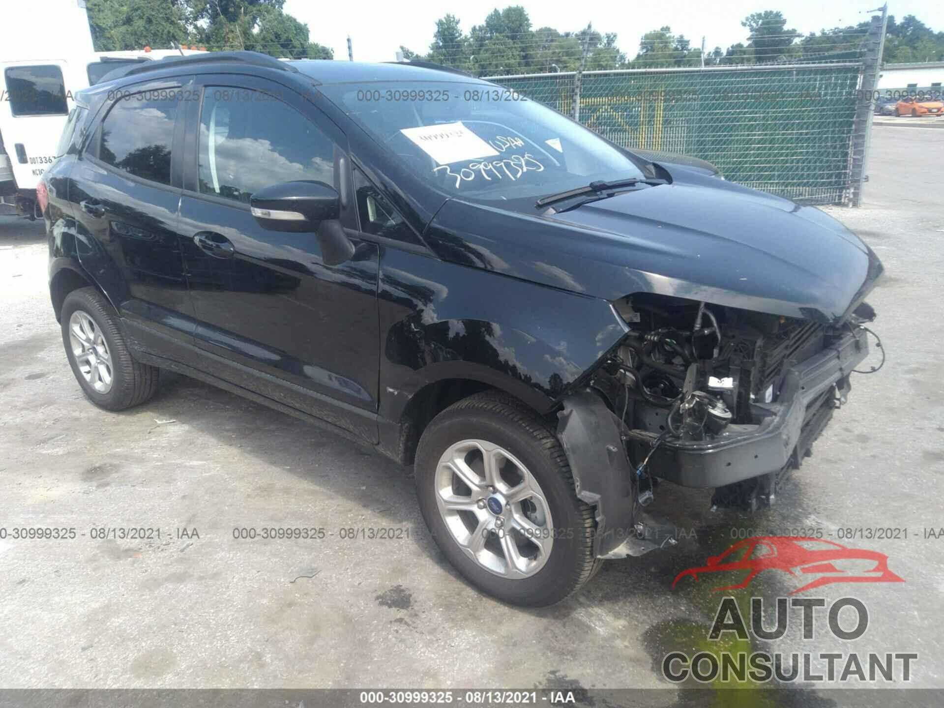 FORD ECOSPORT 2020 - MAJ6S3GL2LC387231