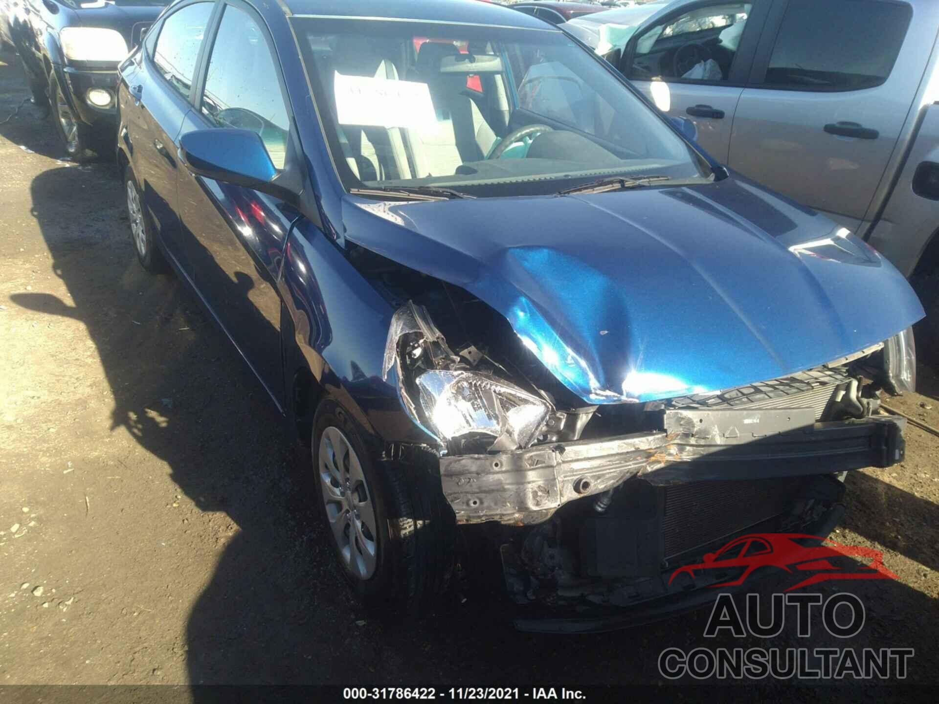 HYUNDAI ACCENT 2016 - KMHCT4AE6GU981780