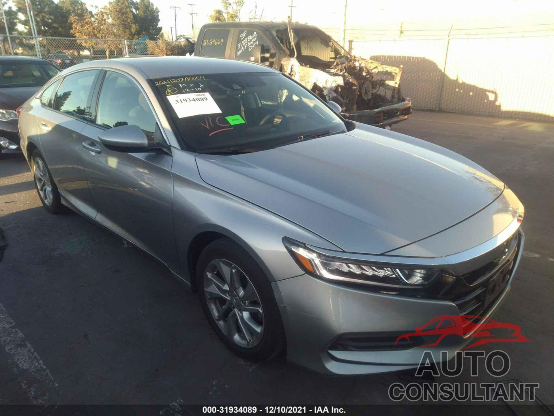 HONDA ACCORD SEDAN 2018 - 1HGCV1F15JA151269