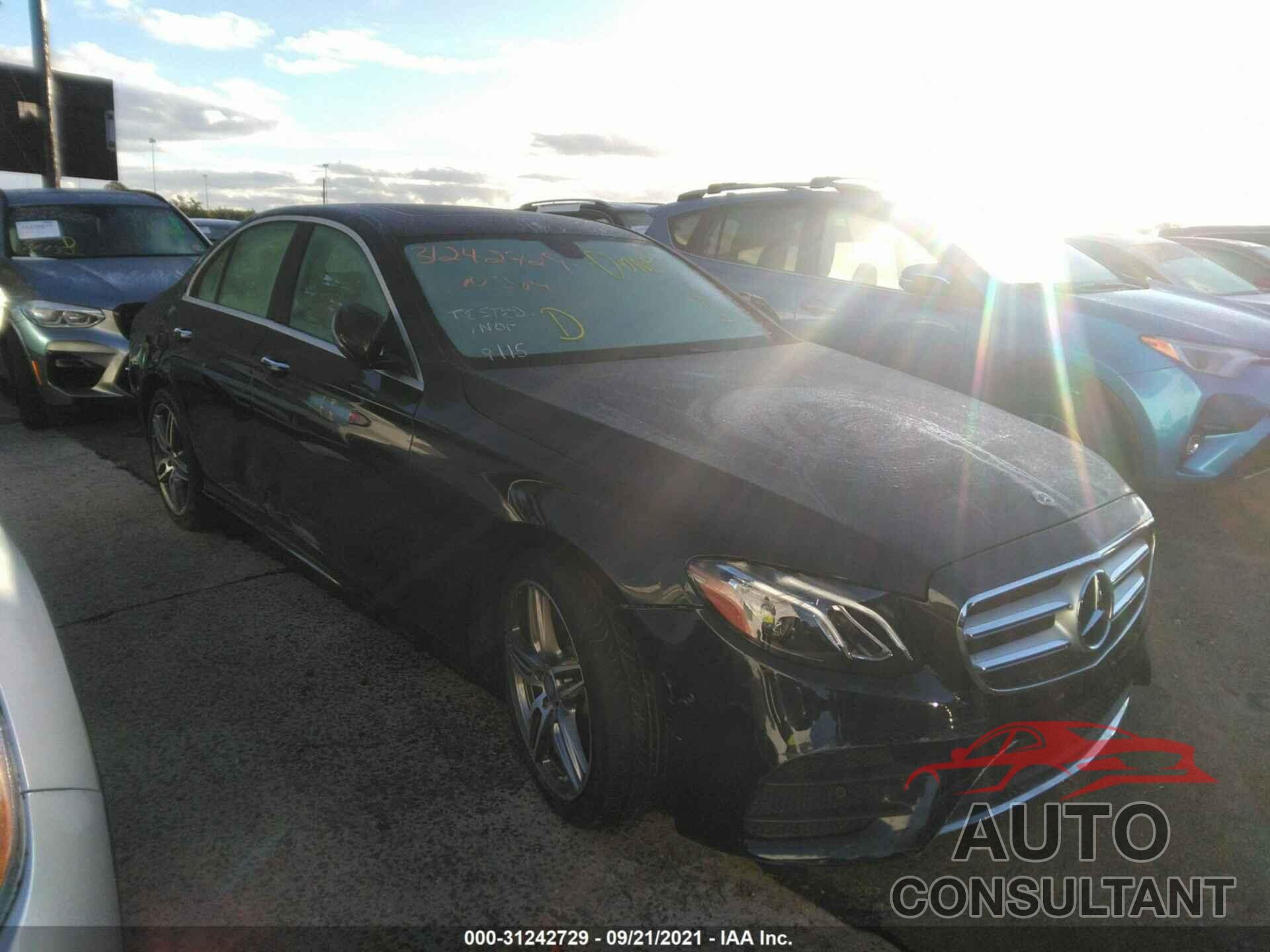 MERCEDES-BENZ E-CLASS 2018 - WDDZF4KB7JA294557