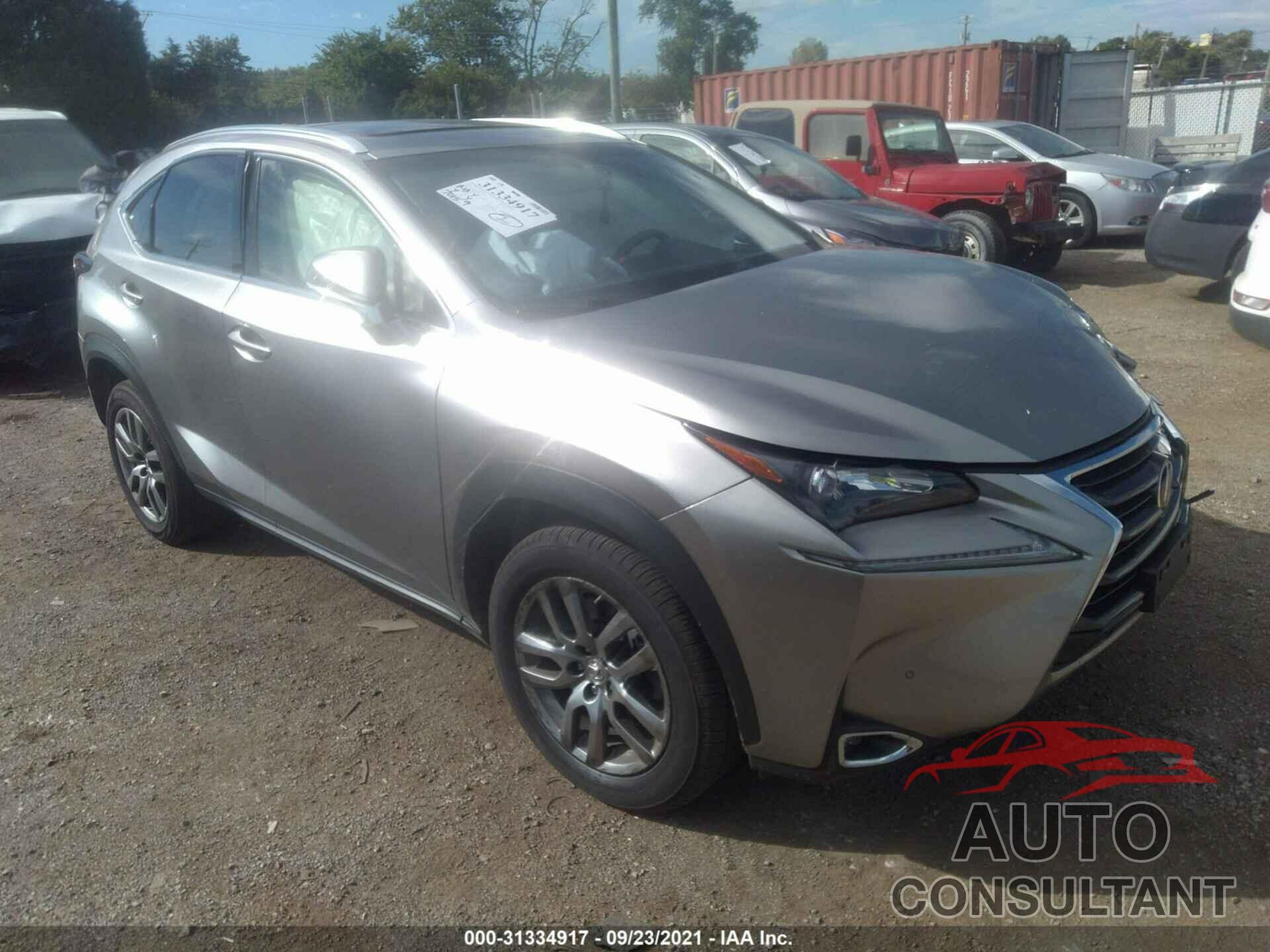 LEXUS NX 200T 2016 - JTJBARBZ7G2085727