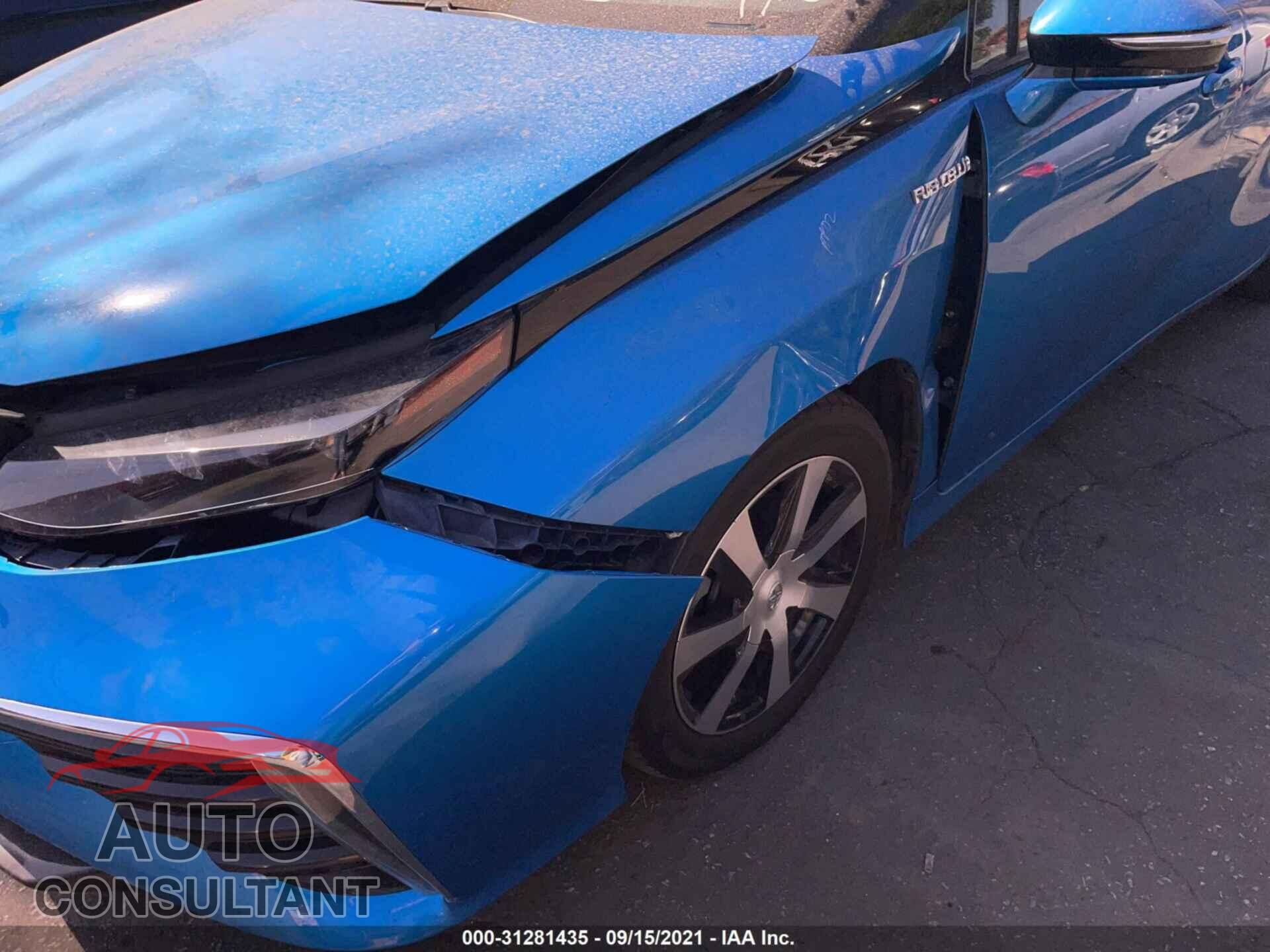 TOYOTA MIRAI 2017 - JTDBVRBD2HA001025