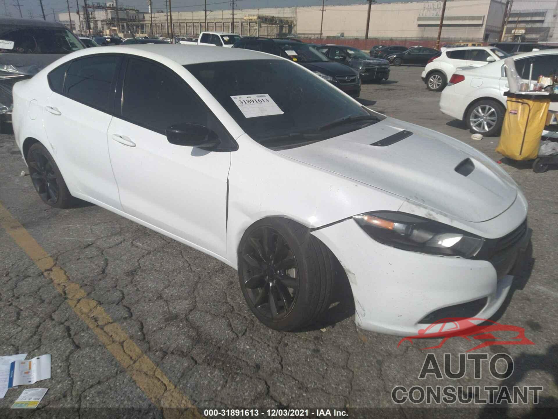 DODGE DART 2016 - 1C3CDFBB2GD732835