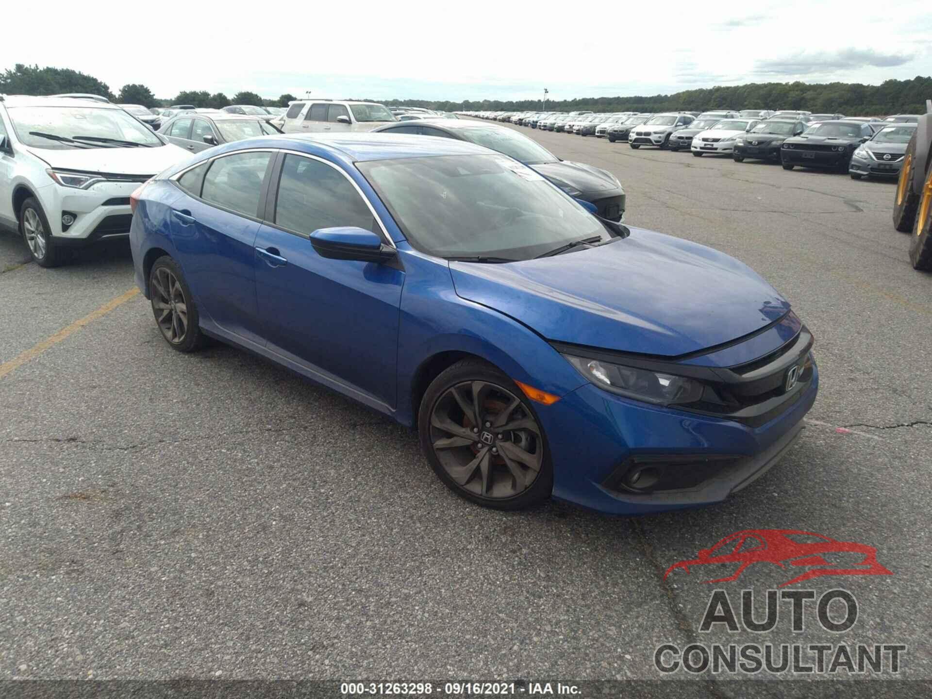 HONDA CIVIC SEDAN 2019 - 2HGFC2F8XKH523214