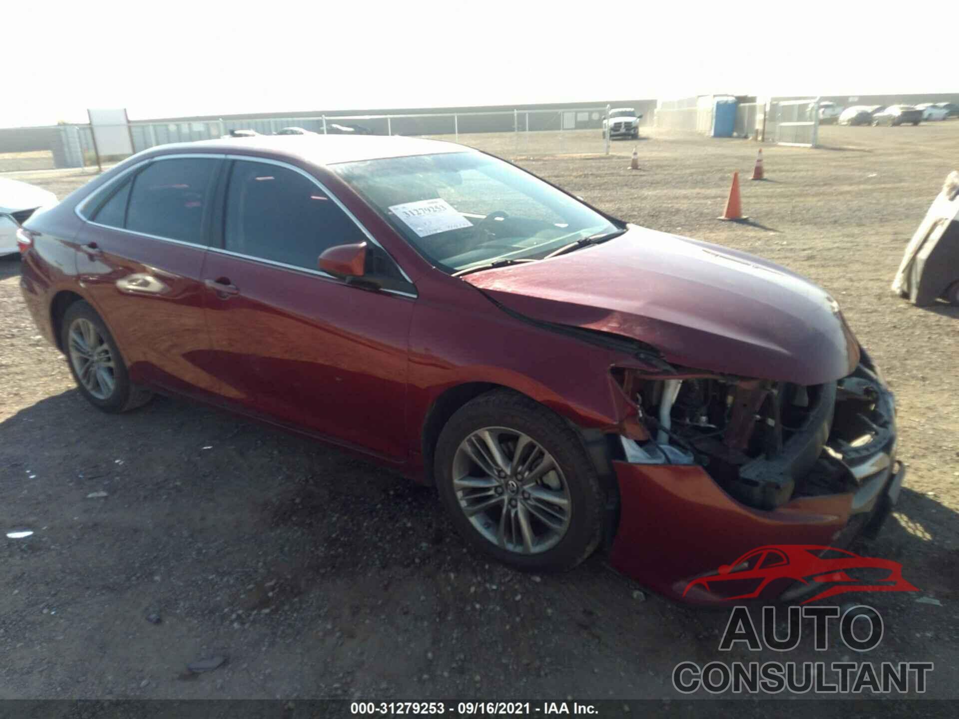 TOYOTA CAMRY 2016 - 4T1BF1FK3GU594622