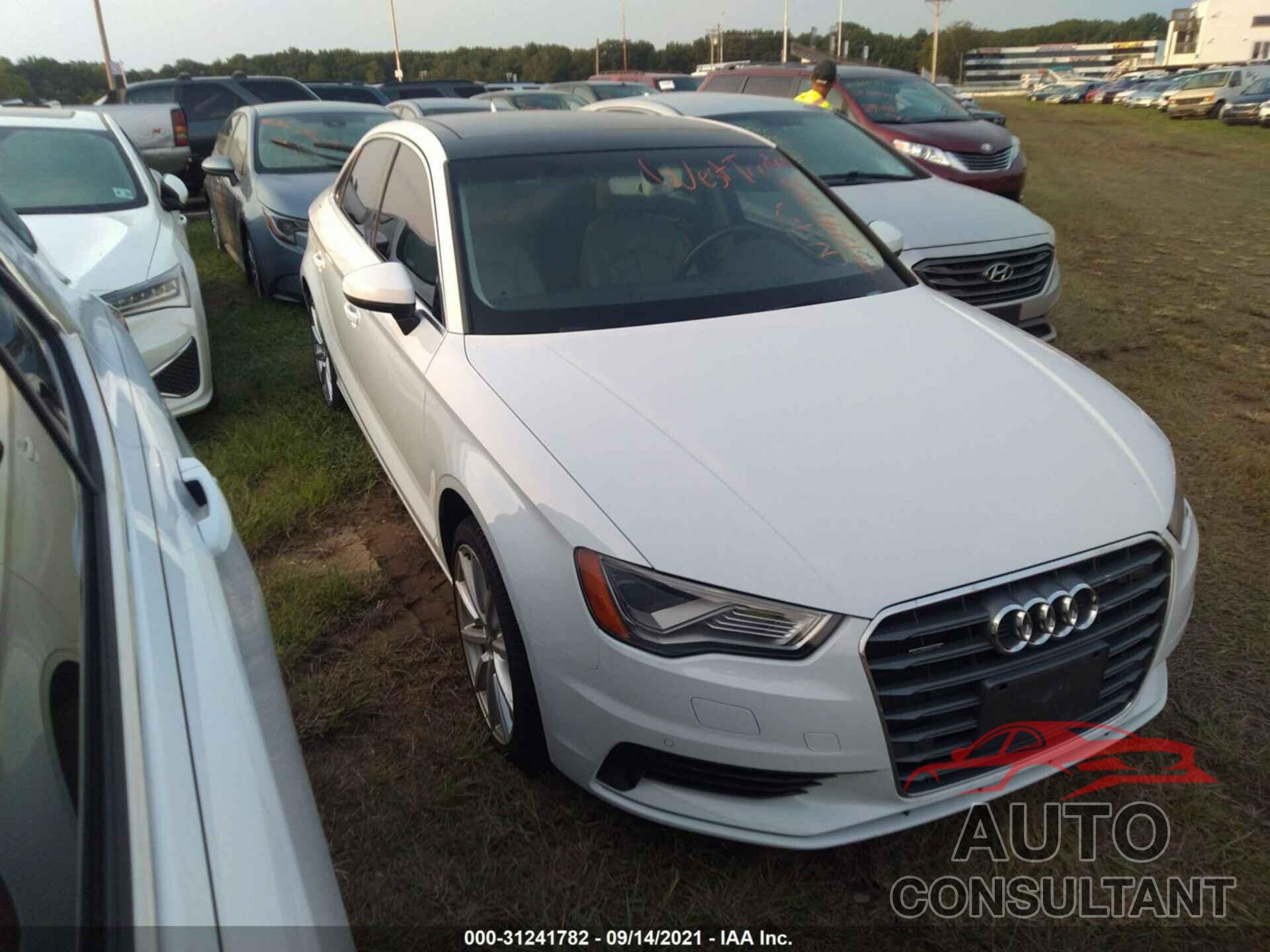 AUDI A3 2016 - WAUE8GFF0G1008507