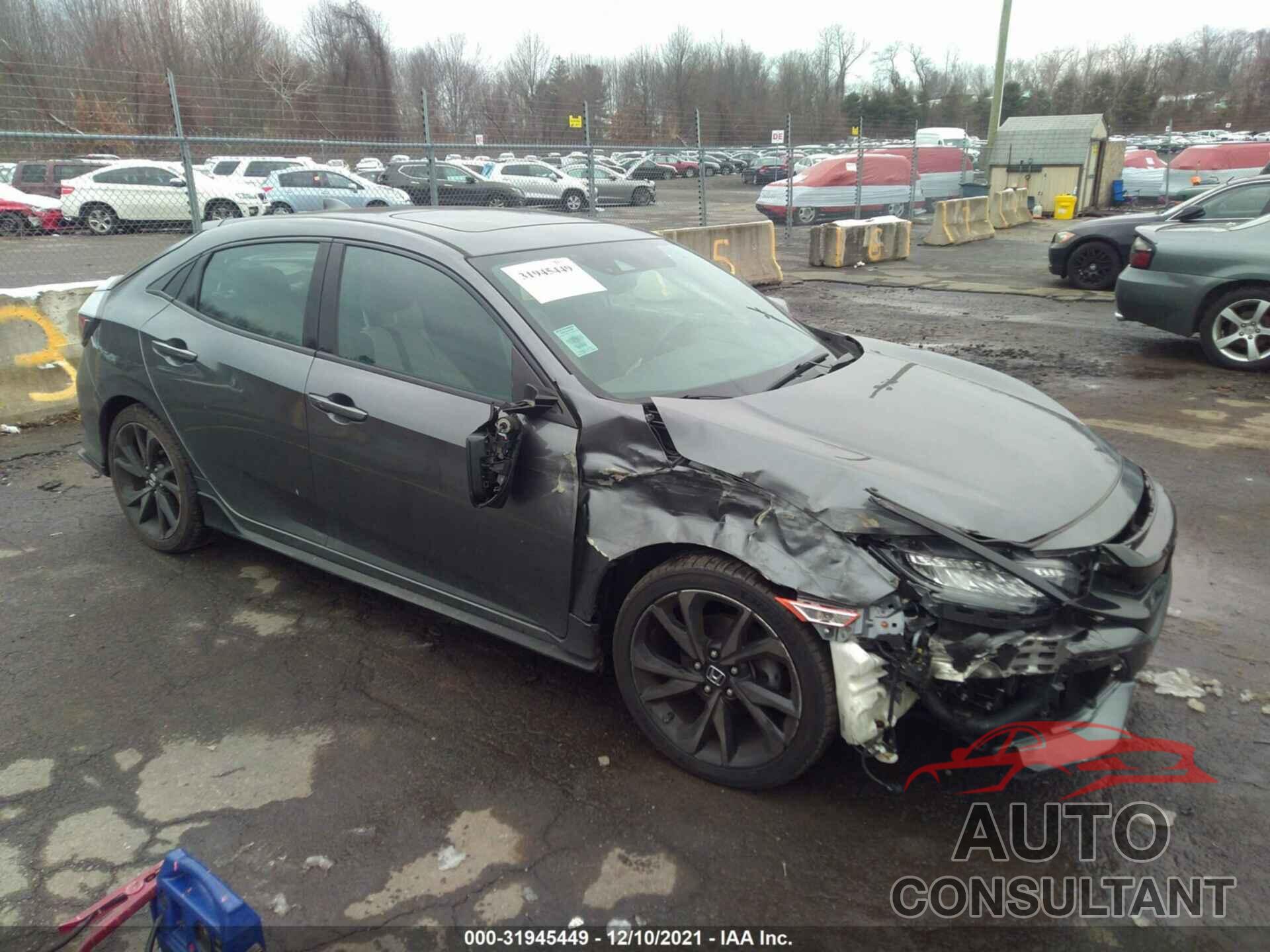 HONDA CIVIC HATCHBACK 2017 - SHHFK7H91HU416876