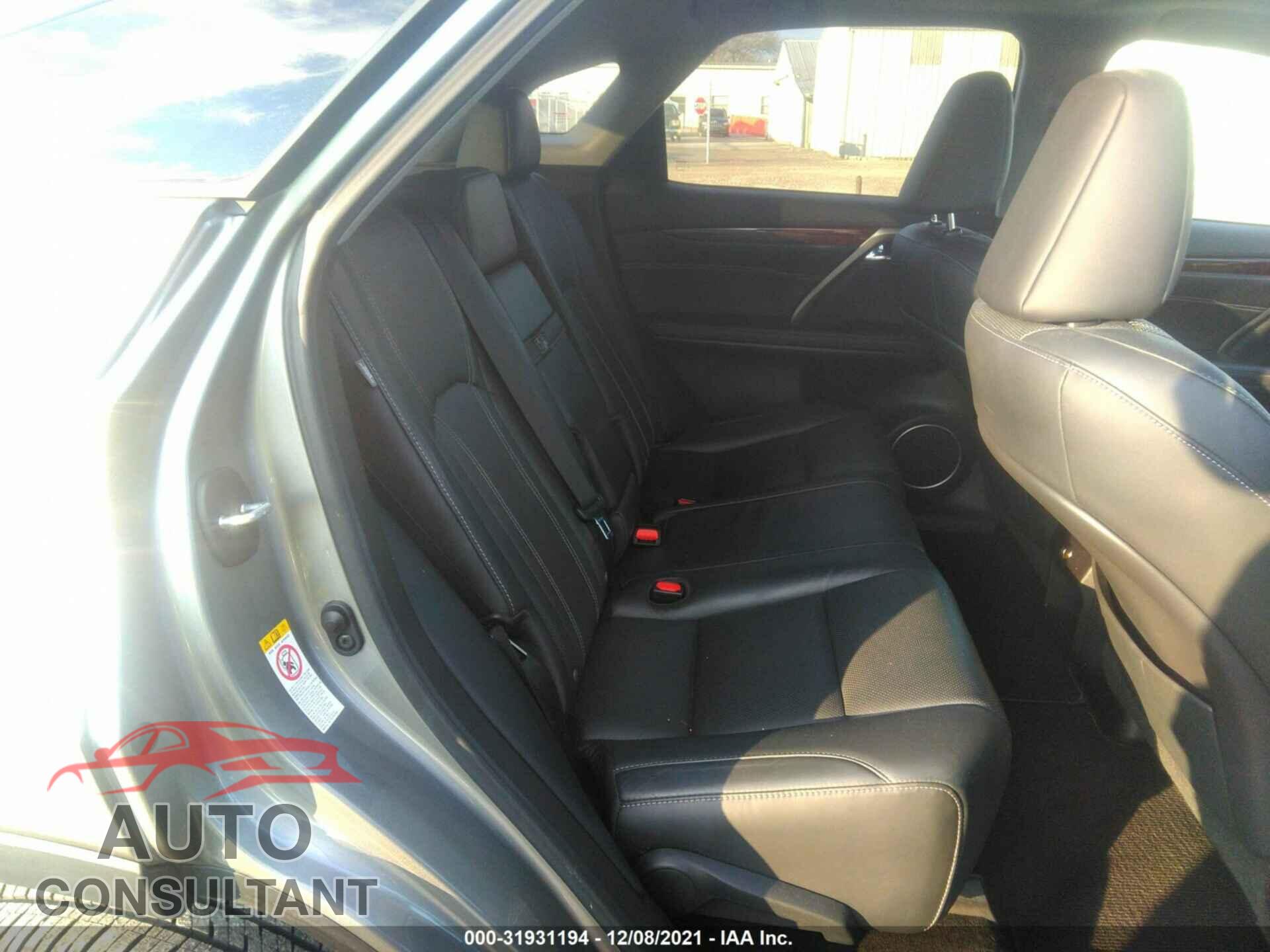 LEXUS RX 2017 - 2T2ZZMCA2HC075143