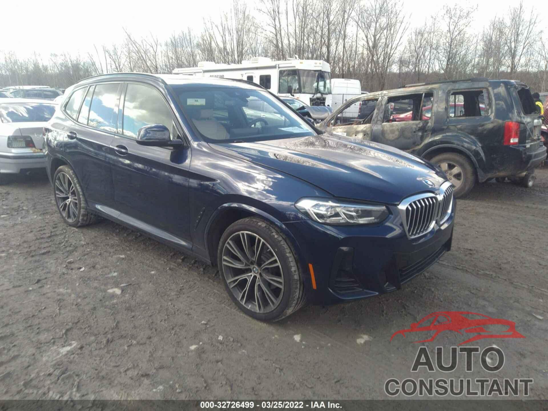 BMW X3 2022 - 5UX53DP08N9K52106