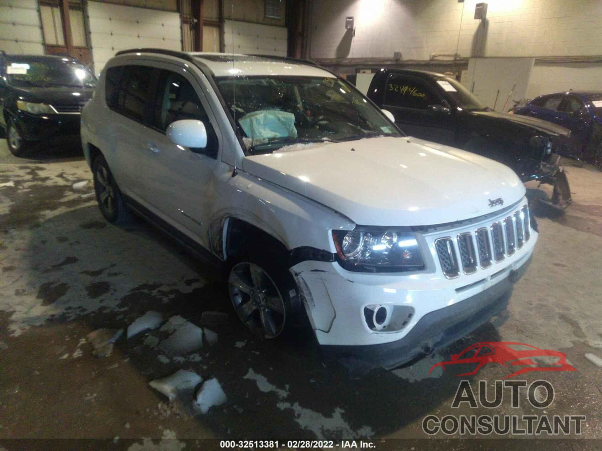 JEEP COMPASS 2016 - 1C4NJDEB3GD672996