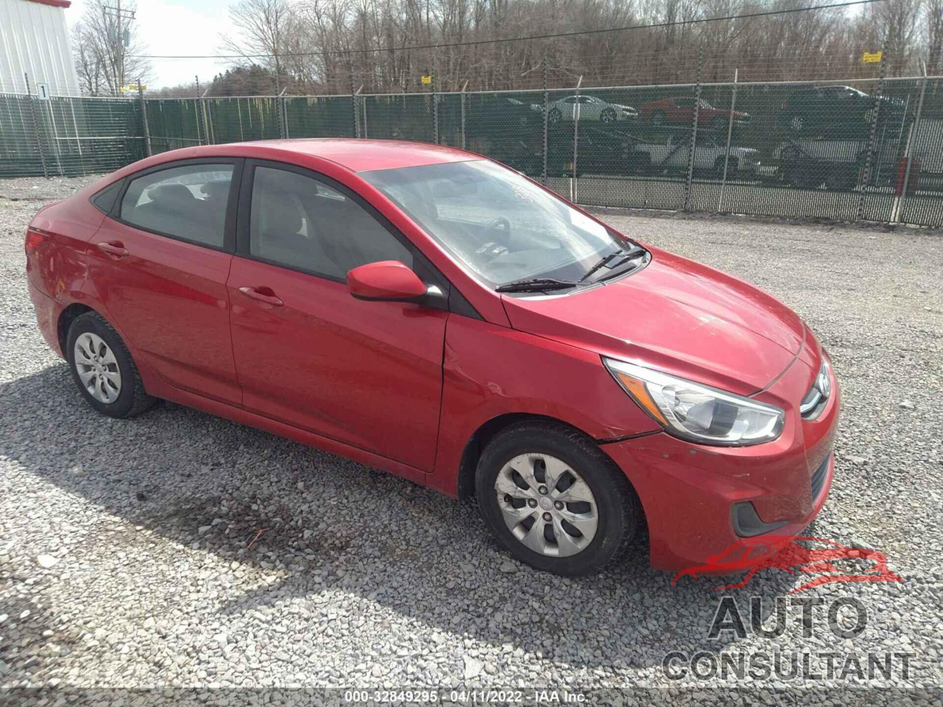 HYUNDAI ACCENT 2016 - KMHCT4AE6GU963182