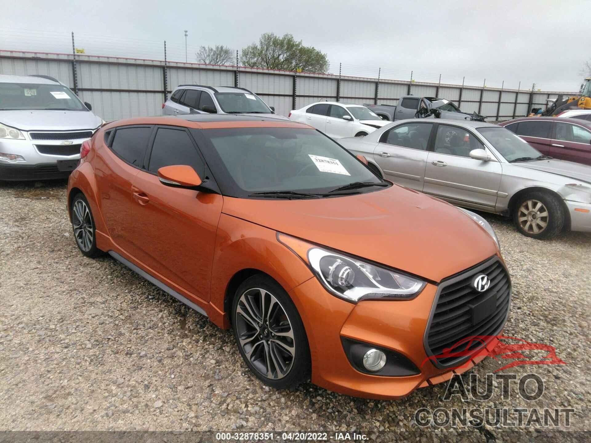 HYUNDAI VELOSTER 2016 - KMHTC6AE6GU298442