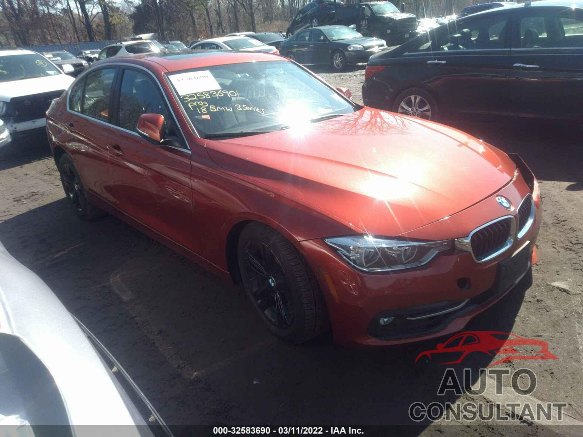 BMW 3 SERIES 2018 - WBA8D9G55JNU69230