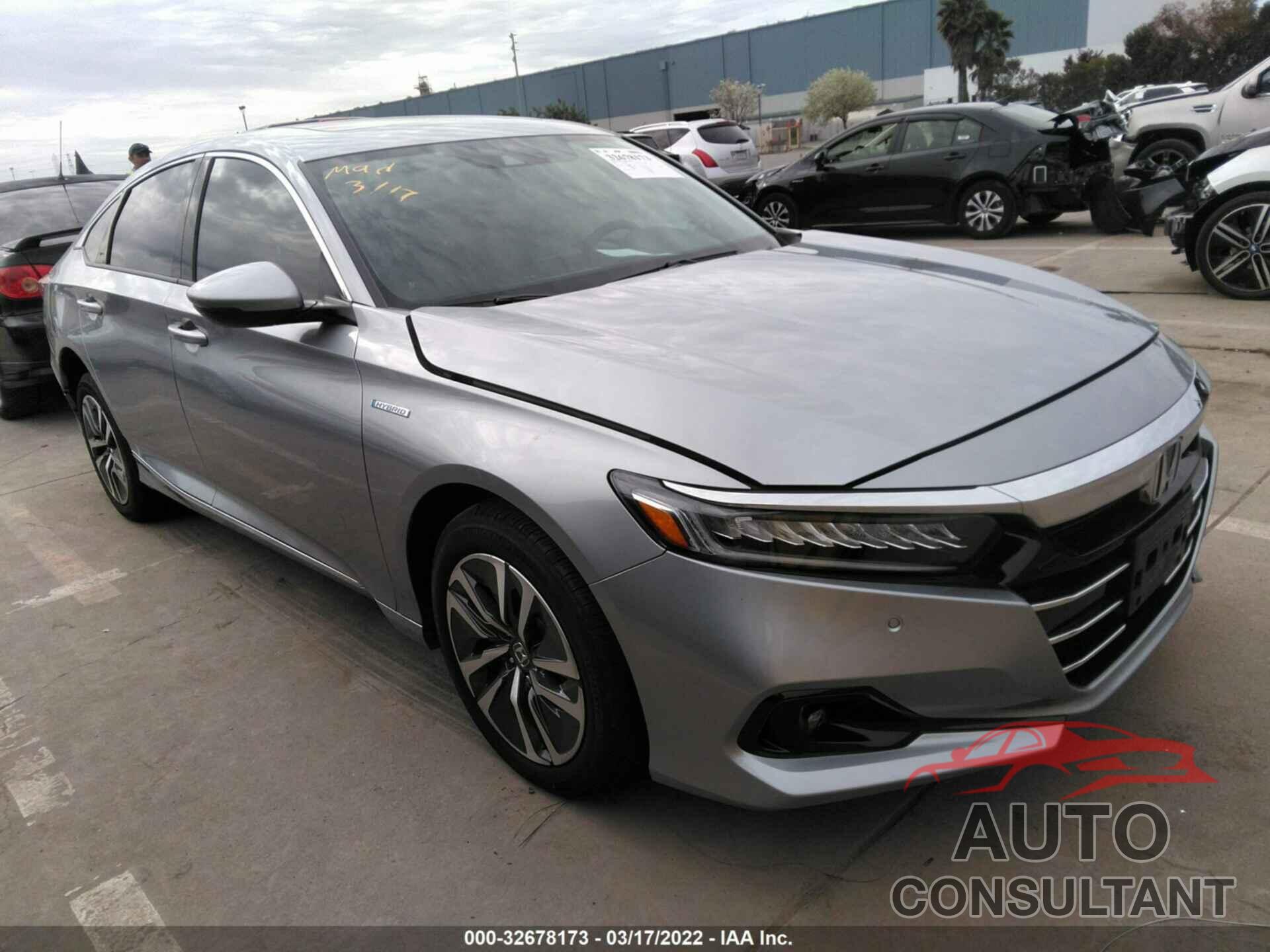 HONDA ACCORD HYBRID 2022 - 1HGCV3F57NA002088