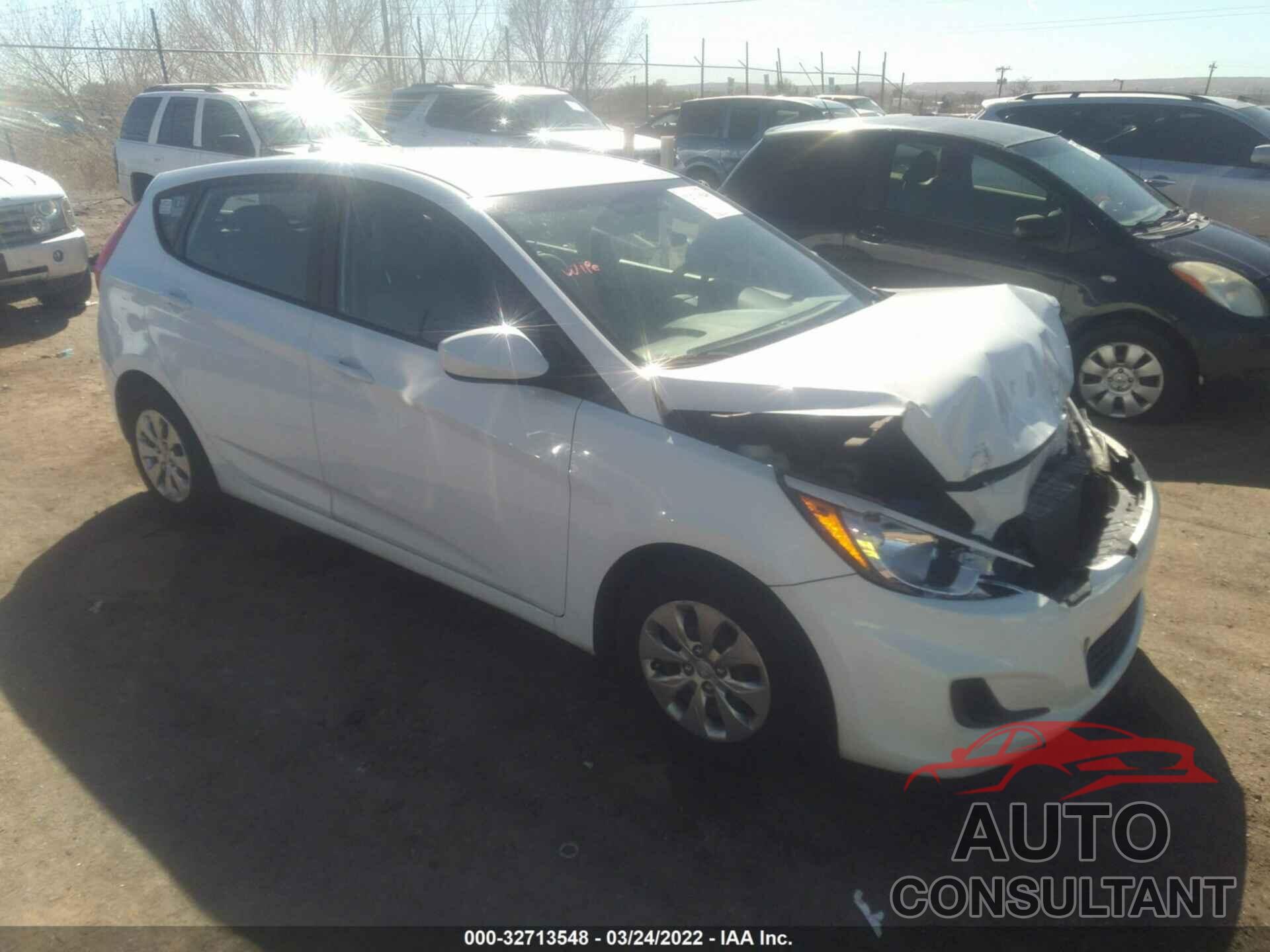 HYUNDAI ACCENT 2017 - KMHCT5AE7HU348213