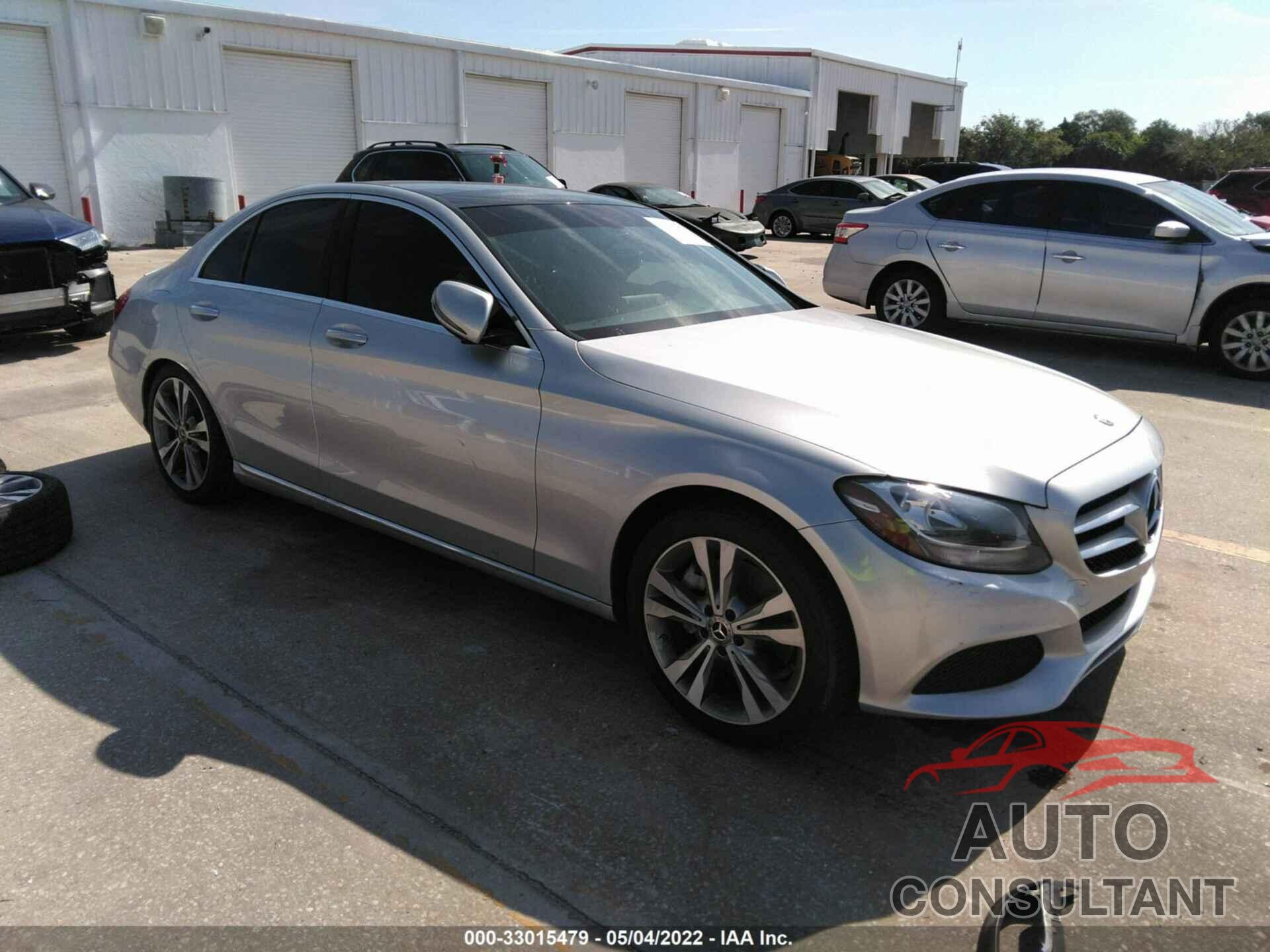 MERCEDES-BENZ C-CLASS 2018 - WDDWF4JB5JR351957