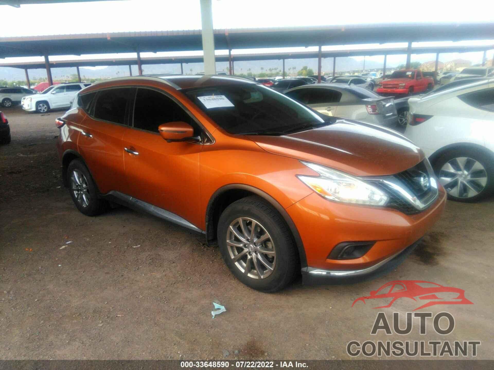 NISSAN MURANO 2016 - 5N1AZ2MG3GN139030