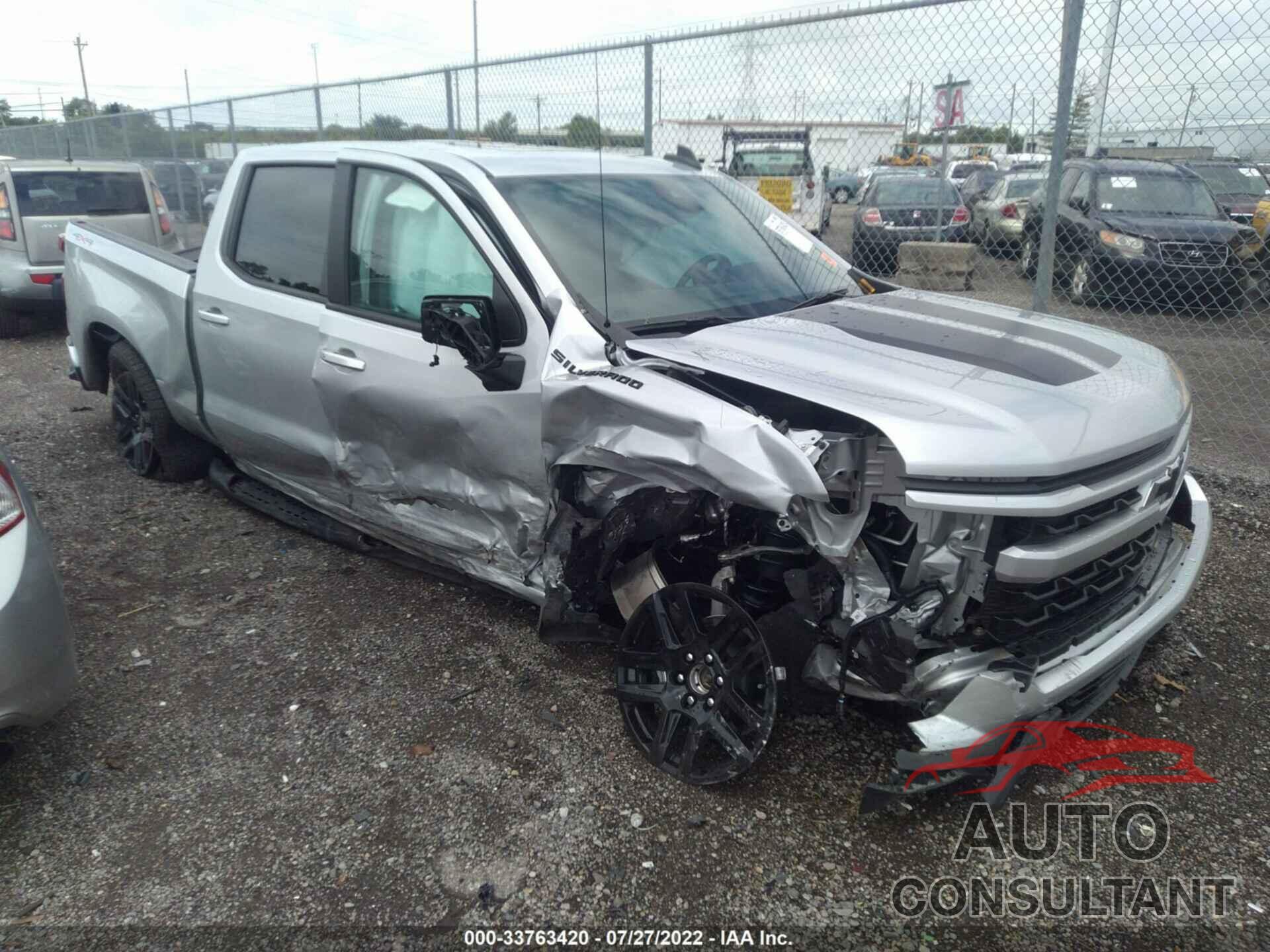 CHEVROLET SILVERADO 1500 2022 - 1GCUDEEDXNZ531434