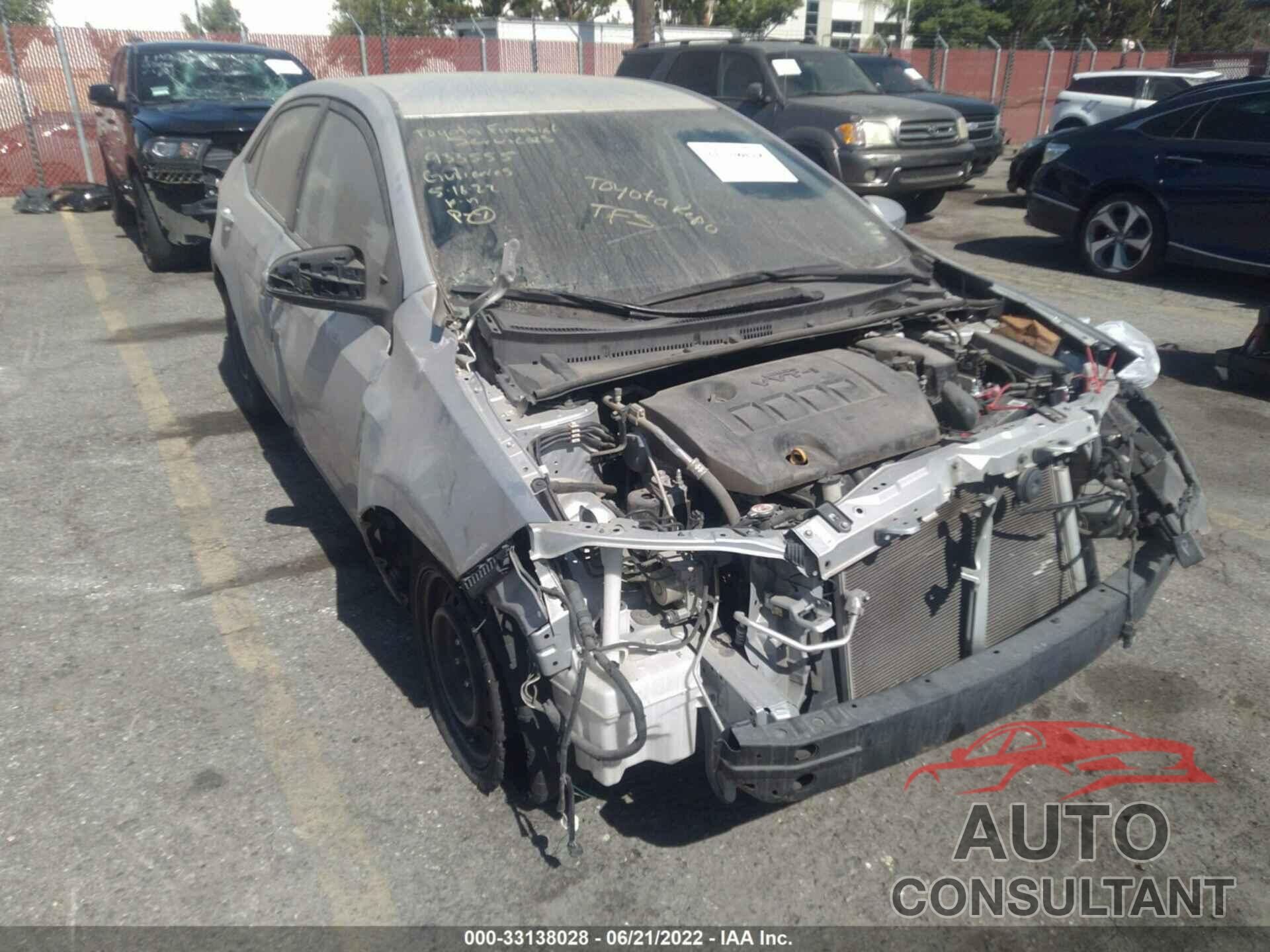 TOYOTA COROLLA 2017 - 2T1BURHE3HC933555