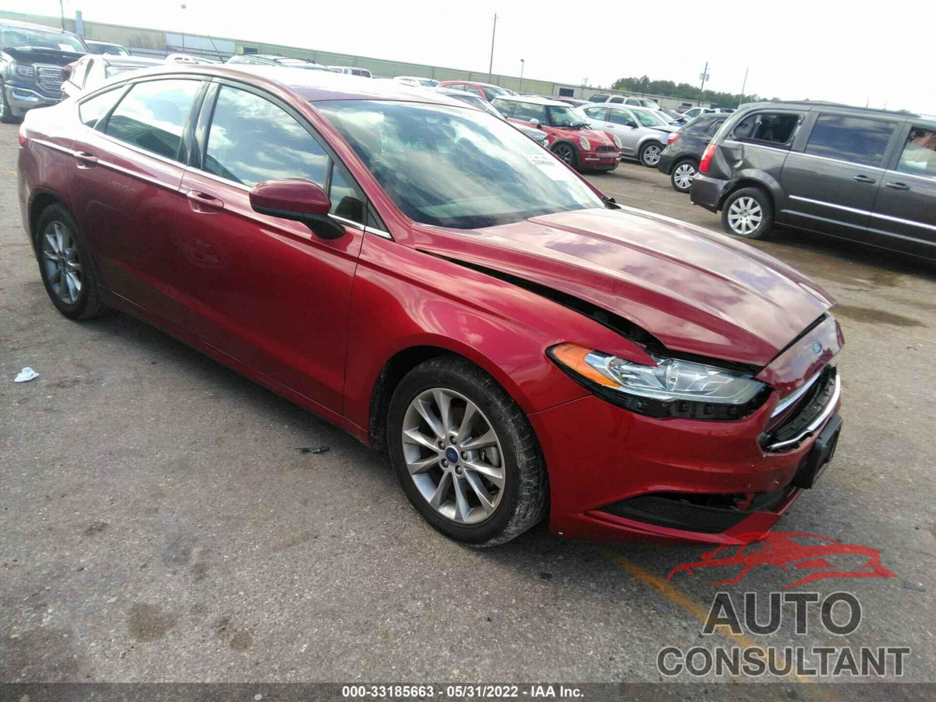 FORD FUSION 2017 - 3FA6P0HDXHR306301
