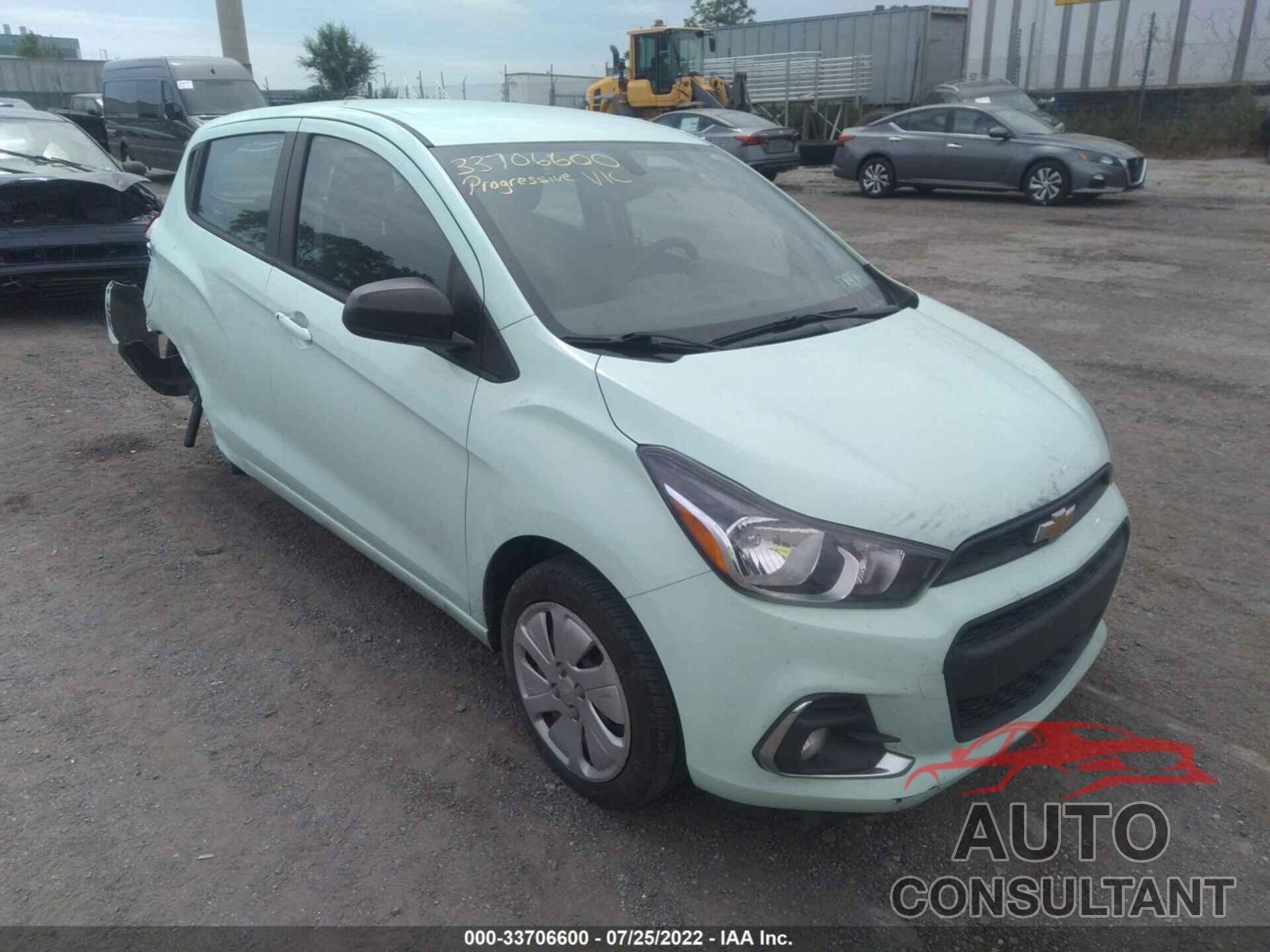 CHEVROLET SPARK 2017 - KL8CB6SA3HC791613