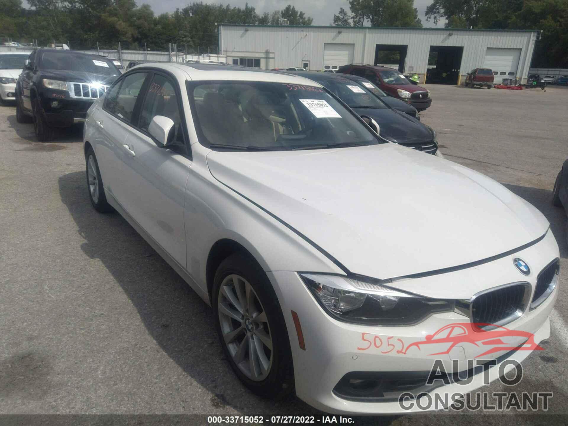 BMW 3 SERIES 2016 - WBA8A3C58GK551569