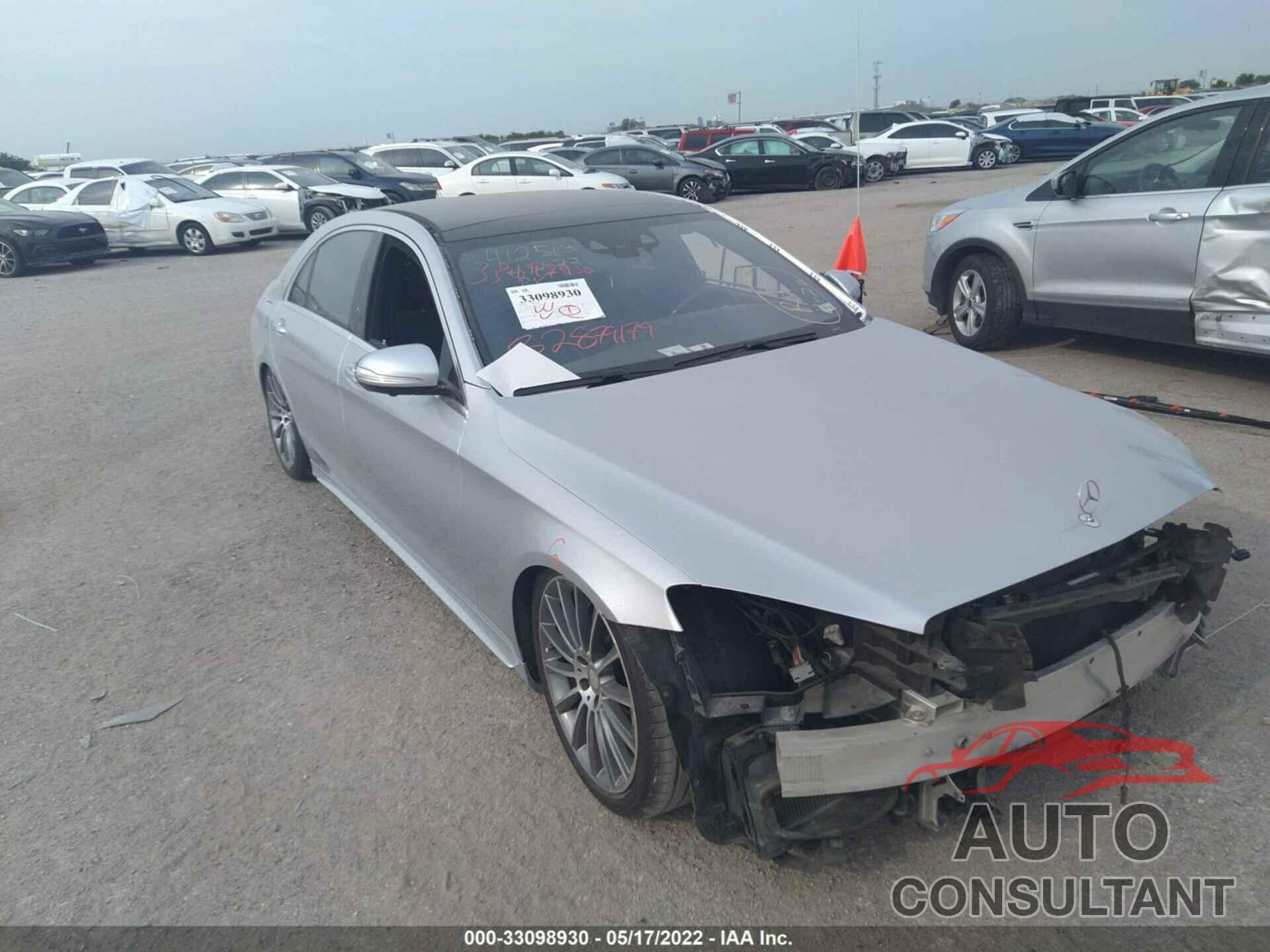 MERCEDES-BENZ S-CLASS 2016 - WDDUG8CB1GA255436