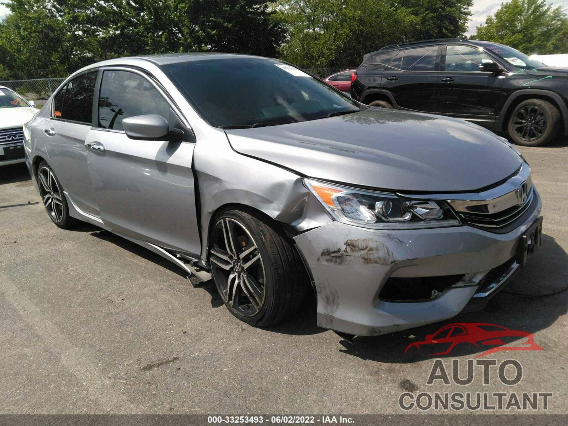 HONDA ACCORD SEDAN 2017 - 1HGCR2F5XHA308334