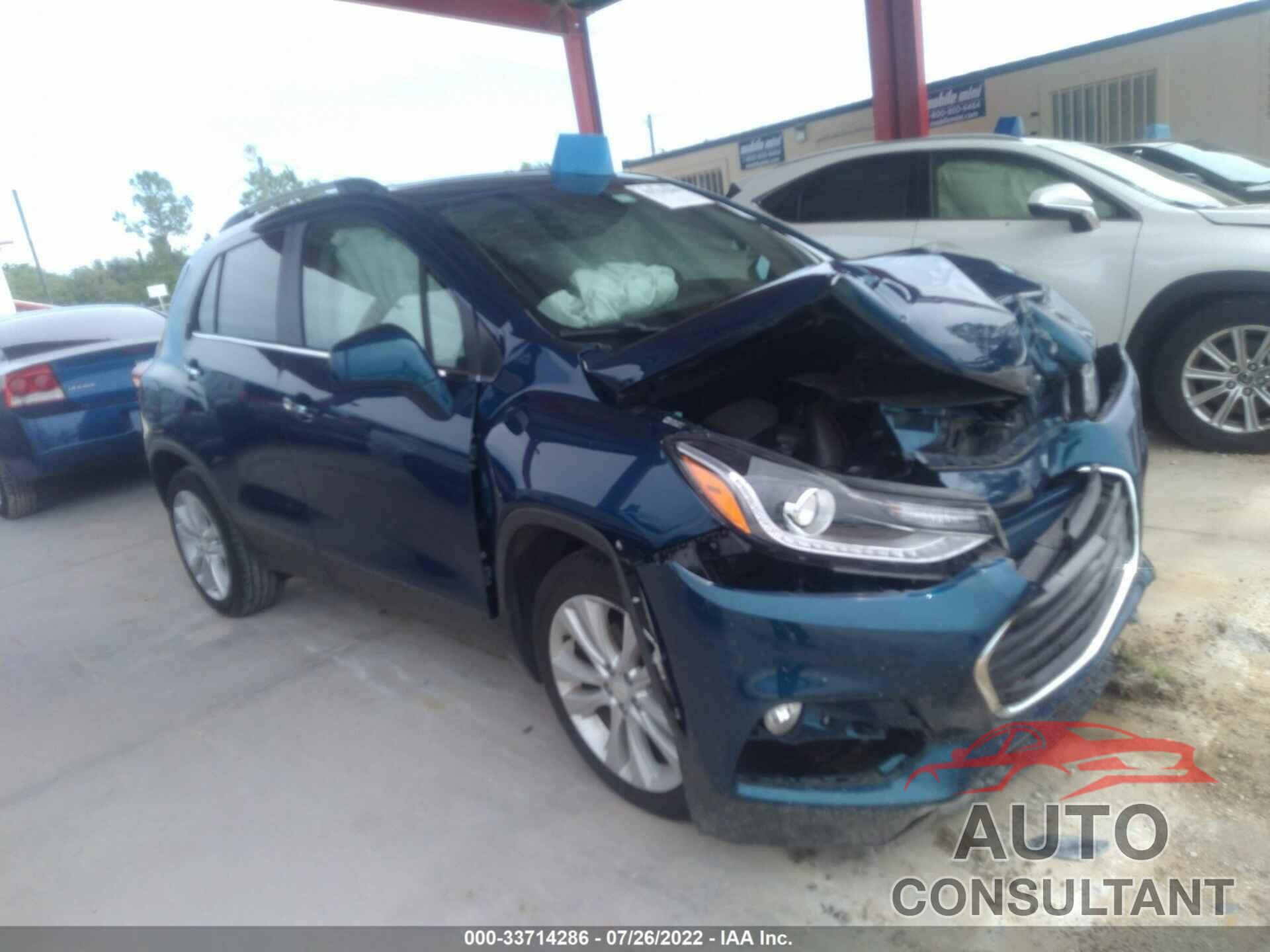 CHEVROLET TRAX 2019 - 3GNCJMSB2KL396445