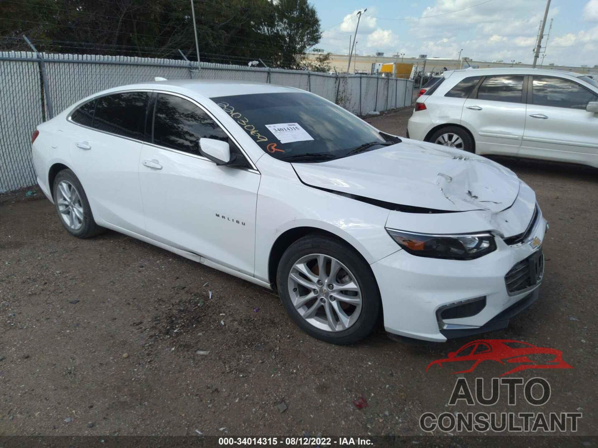 CHEVROLET MALIBU 2017 - 1G1ZE5ST6HF164495