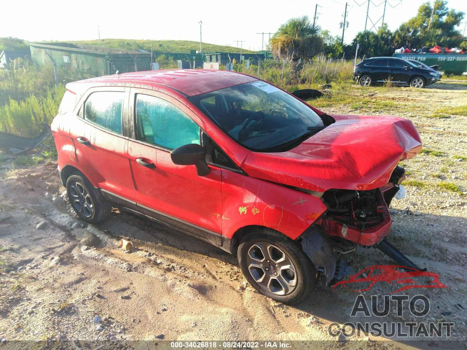 FORD ECOSPORT 2019 - MAJ3S2FE7KC263647