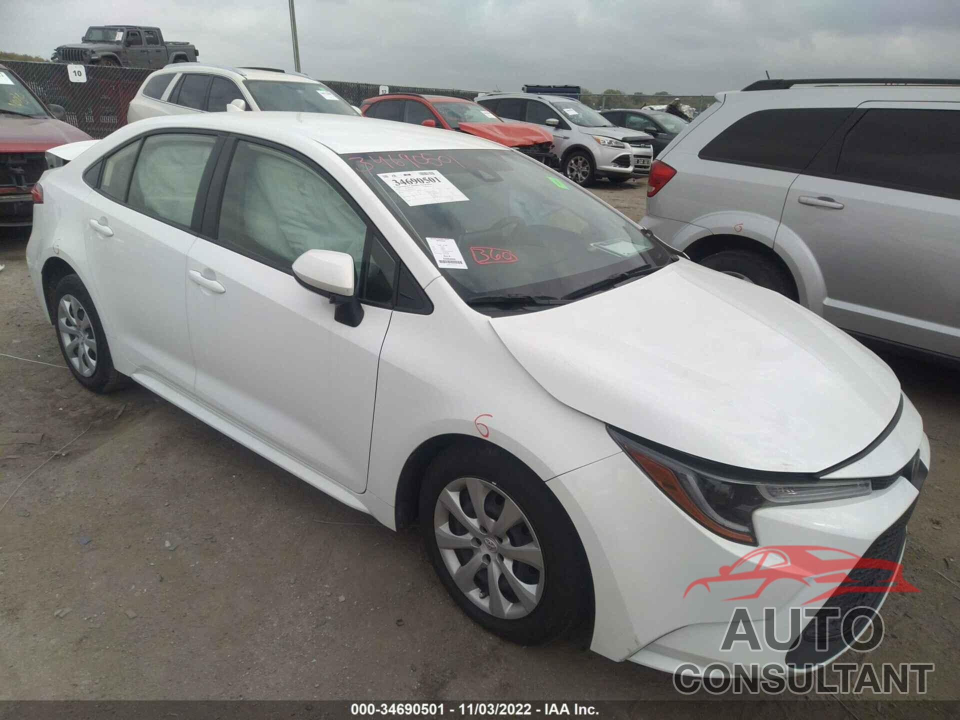 TOYOTA COROLLA 2021 - JTDEPMAE6MJ167742