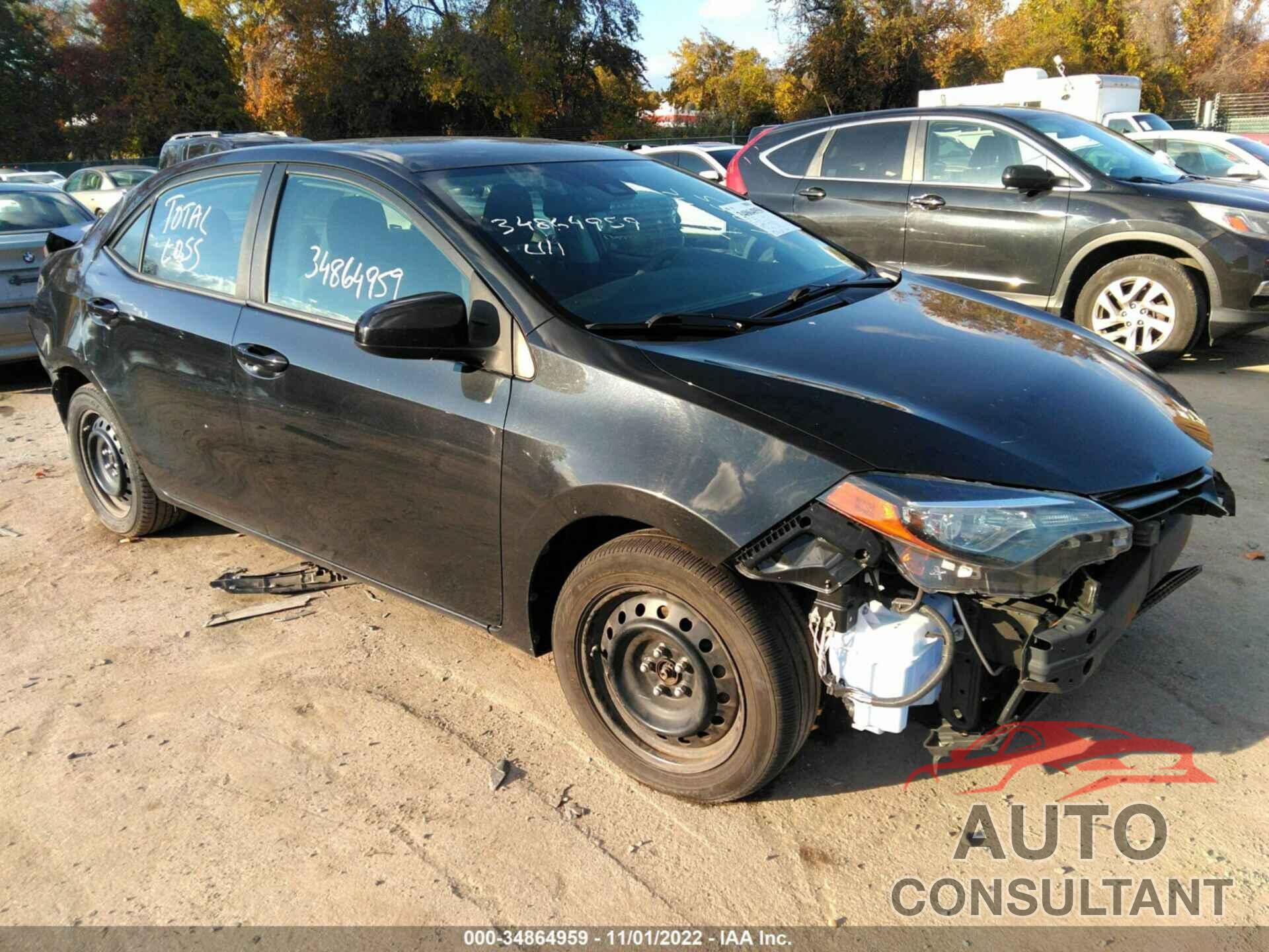 TOYOTA COROLLA 2019 - 2T1BURHE7KC139343