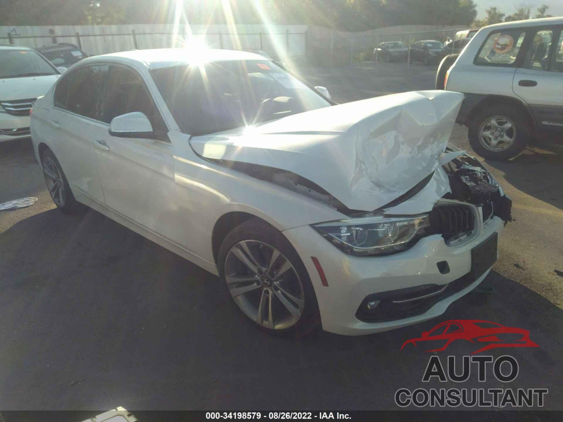 BMW 3 SERIES 2018 - WBA8D9C54JA616215