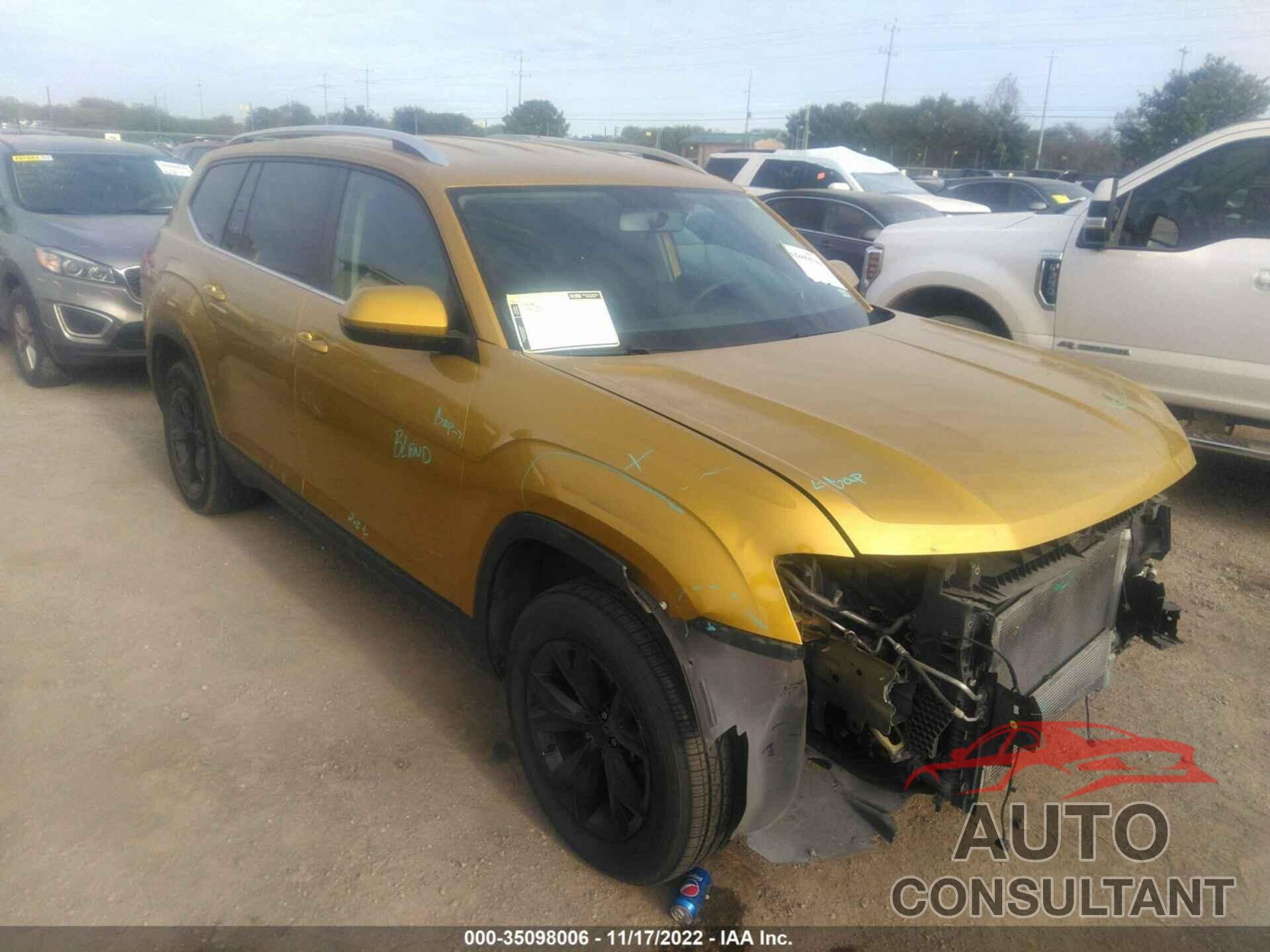 VOLKSWAGEN ATLAS 2018 - 1V2AR2CA8JC541371