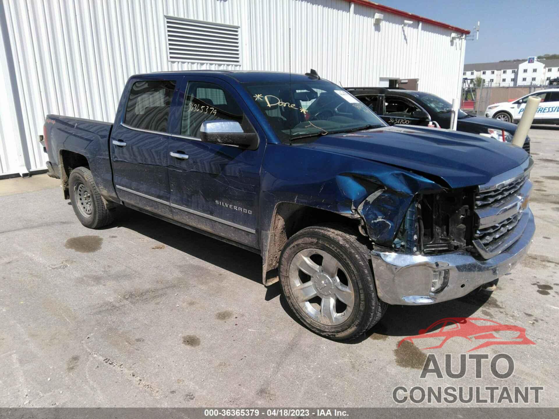 CHEVROLET SILVERADO 1500 2016 - 3GCUKSECXGG100588